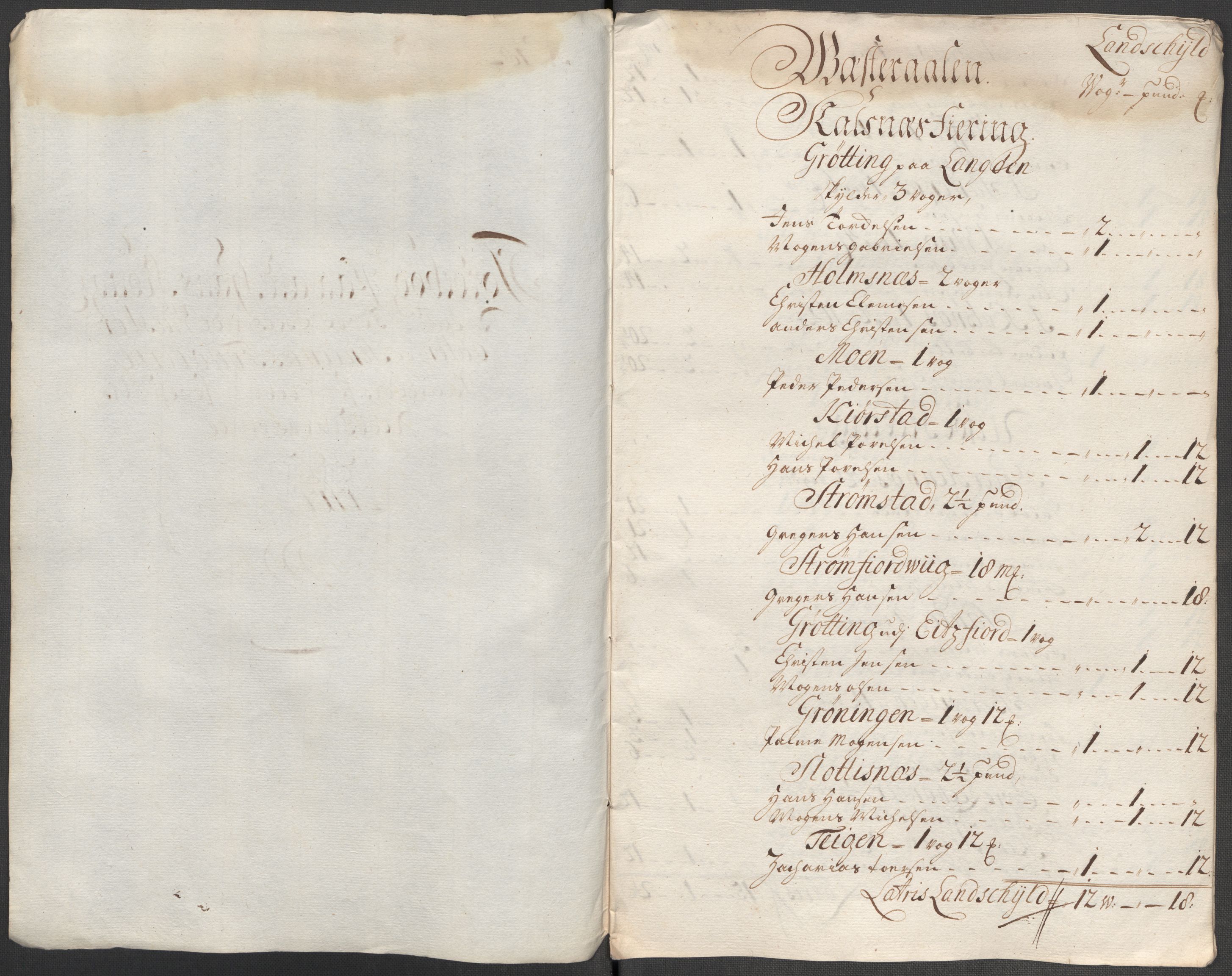 Rentekammeret inntil 1814, Reviderte regnskaper, Fogderegnskap, RA/EA-4092/R67/L4683: Fogderegnskap Vesterålen, Andenes og Lofoten, 1717, p. 130