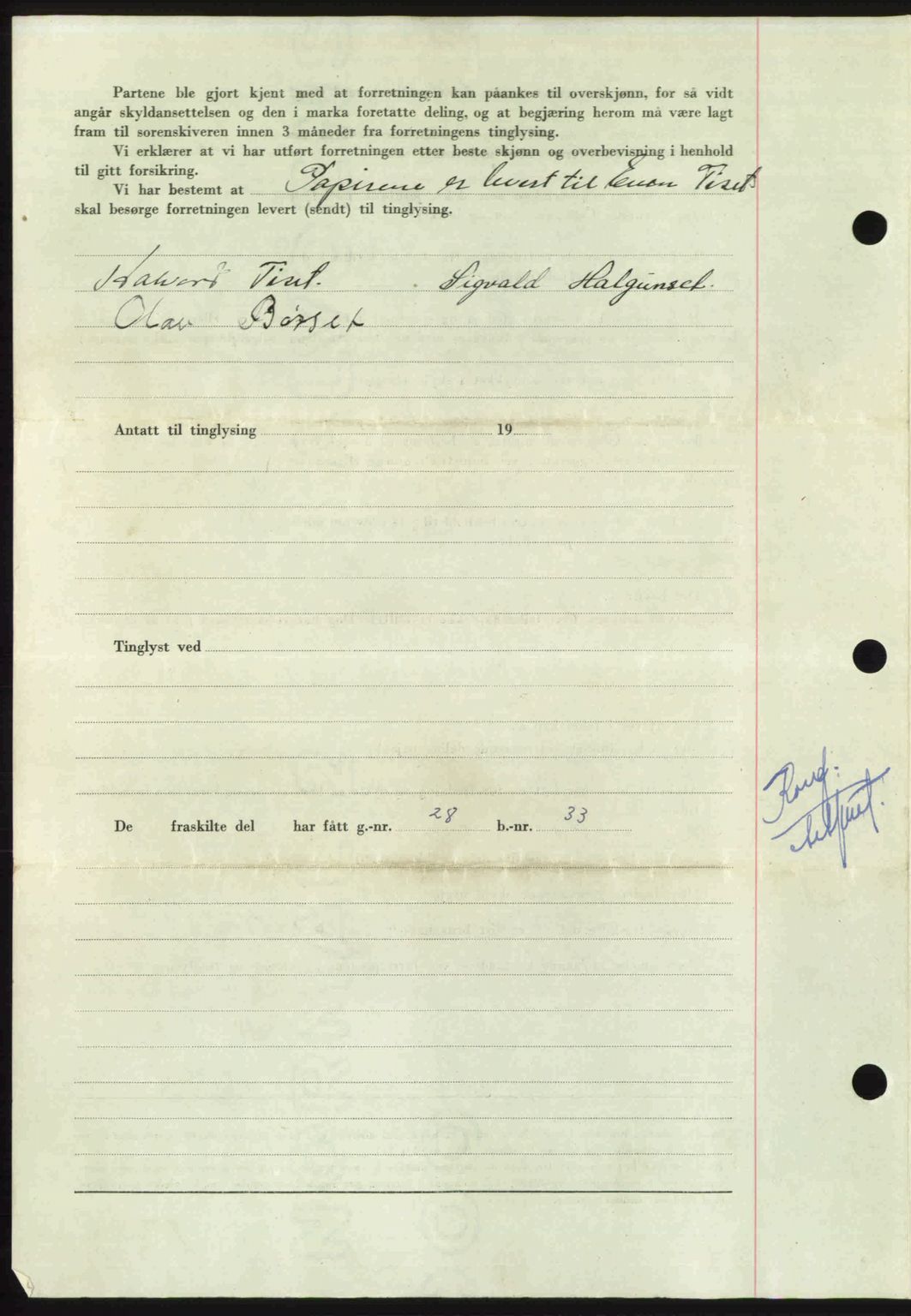 Nordmøre sorenskriveri, AV/SAT-A-4132/1/2/2Ca: Mortgage book no. A113, 1949-1950, Diary no: : 3712/1949