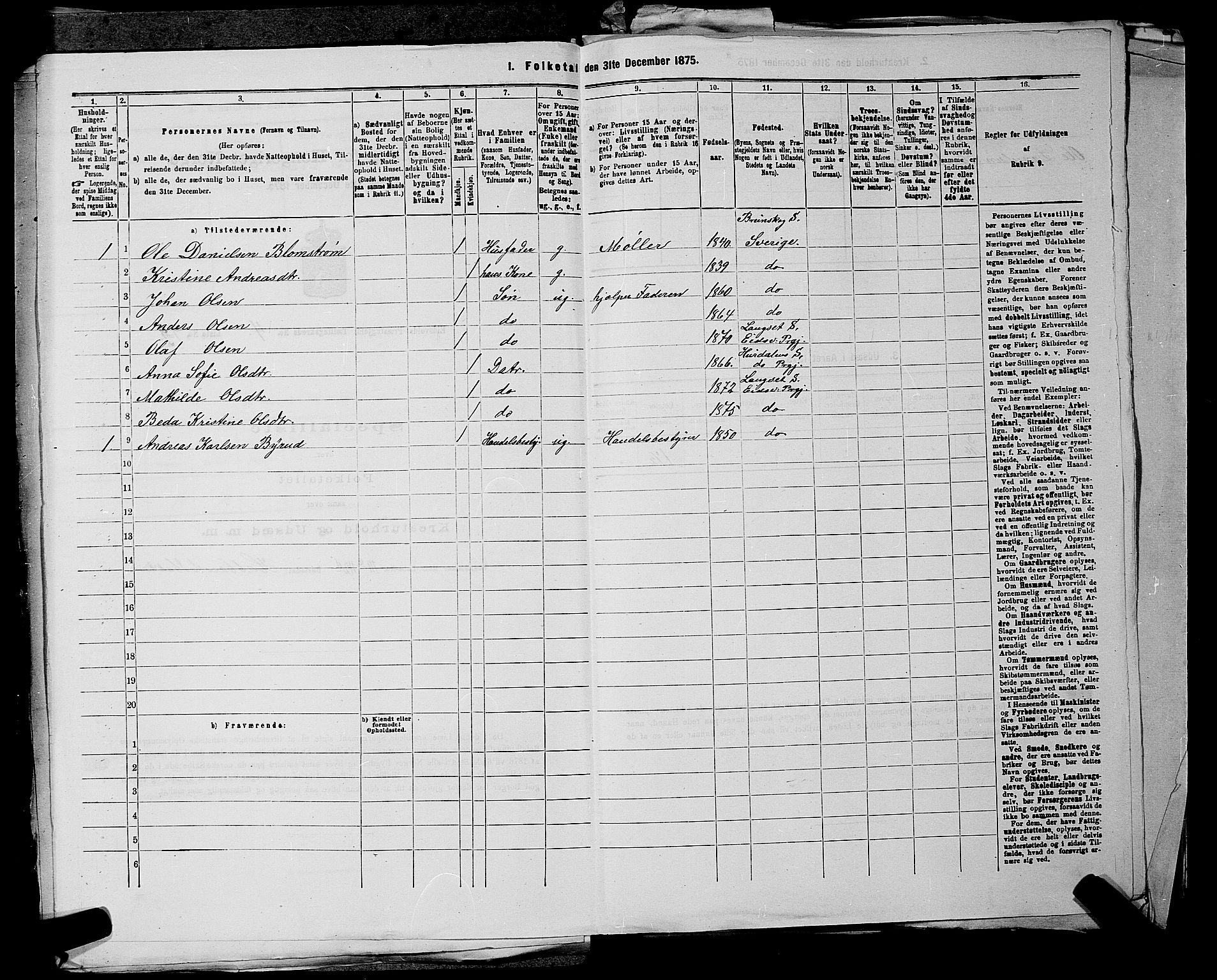 RA, 1875 census for 0237P Eidsvoll, 1875, p. 662