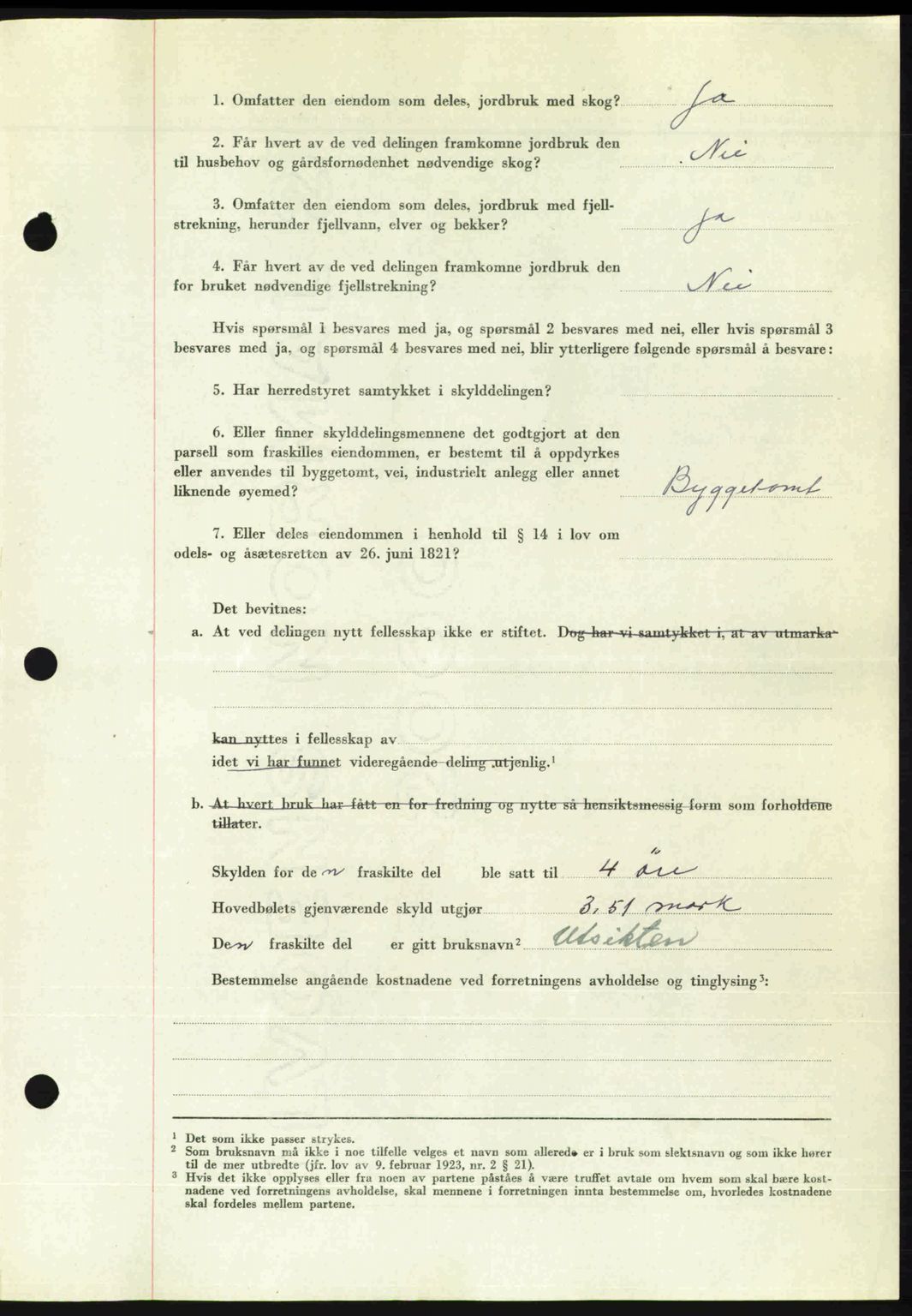 Romsdal sorenskriveri, SAT/A-4149/1/2/2C: Mortgage book no. A24, 1947-1947, Diary no: : 2303/1947