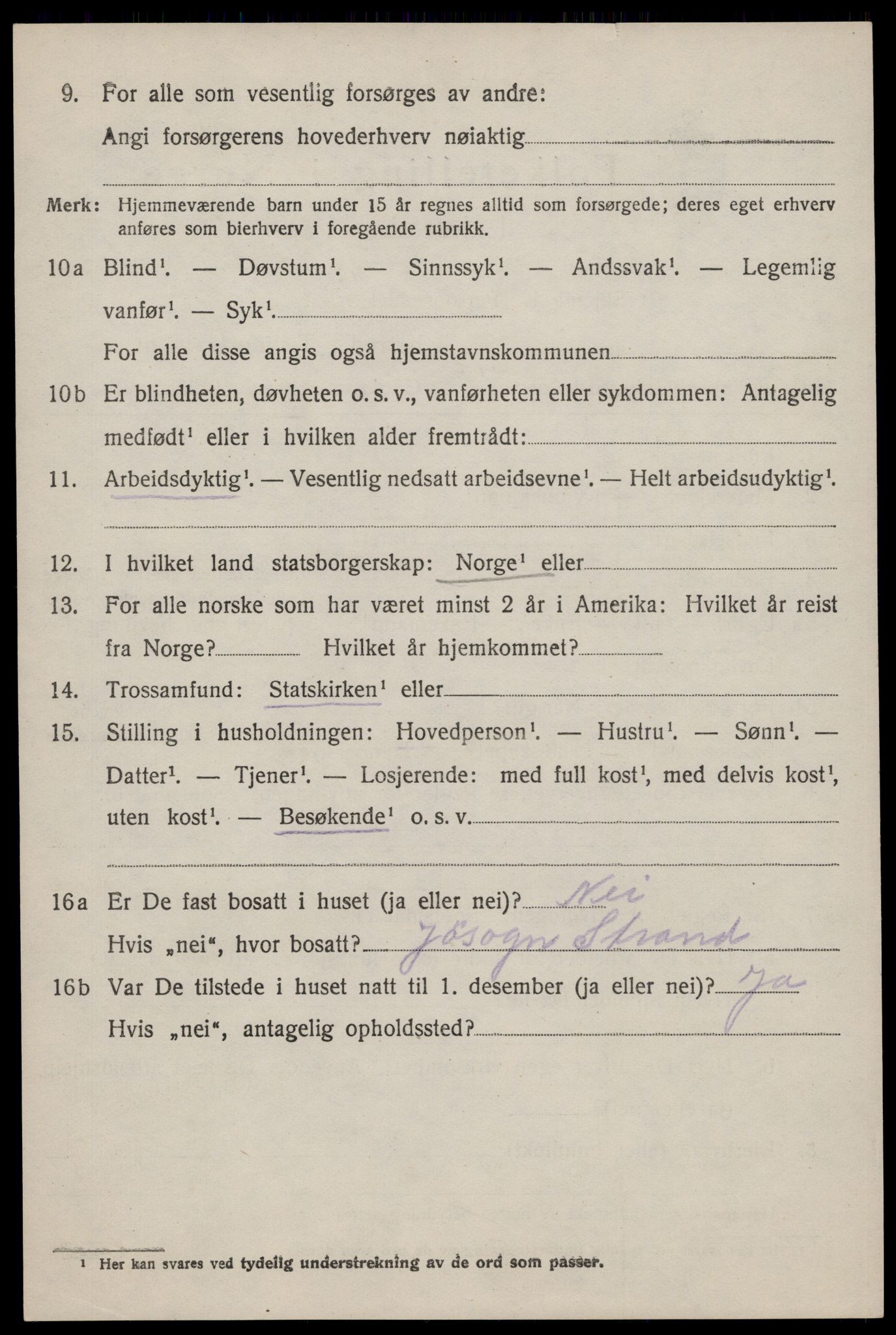 SAST, 1920 census for Hetland, 1920, p. 25002