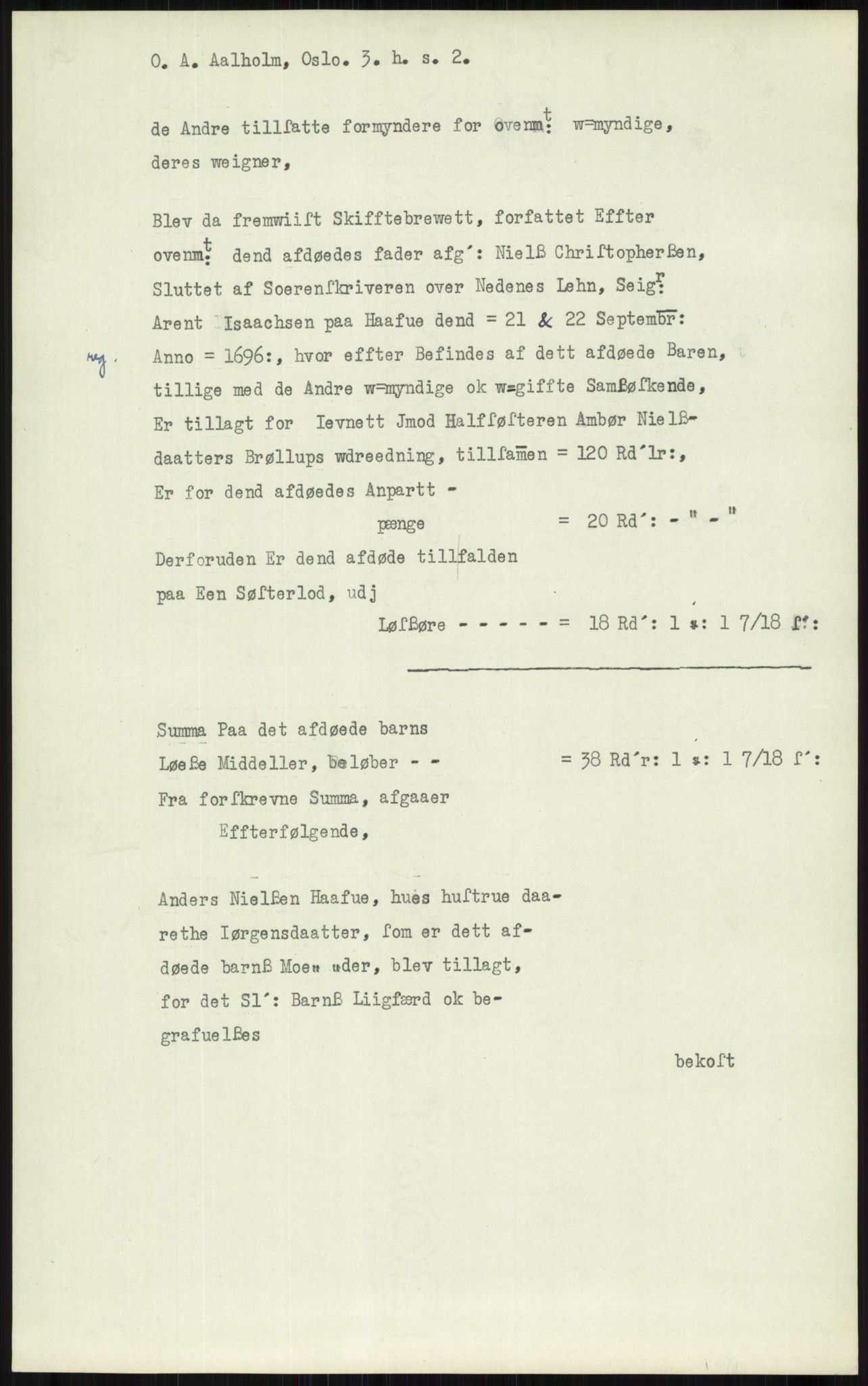 Samlinger til kildeutgivelse, Diplomavskriftsamlingen, AV/RA-EA-4053/H/Ha, p. 98