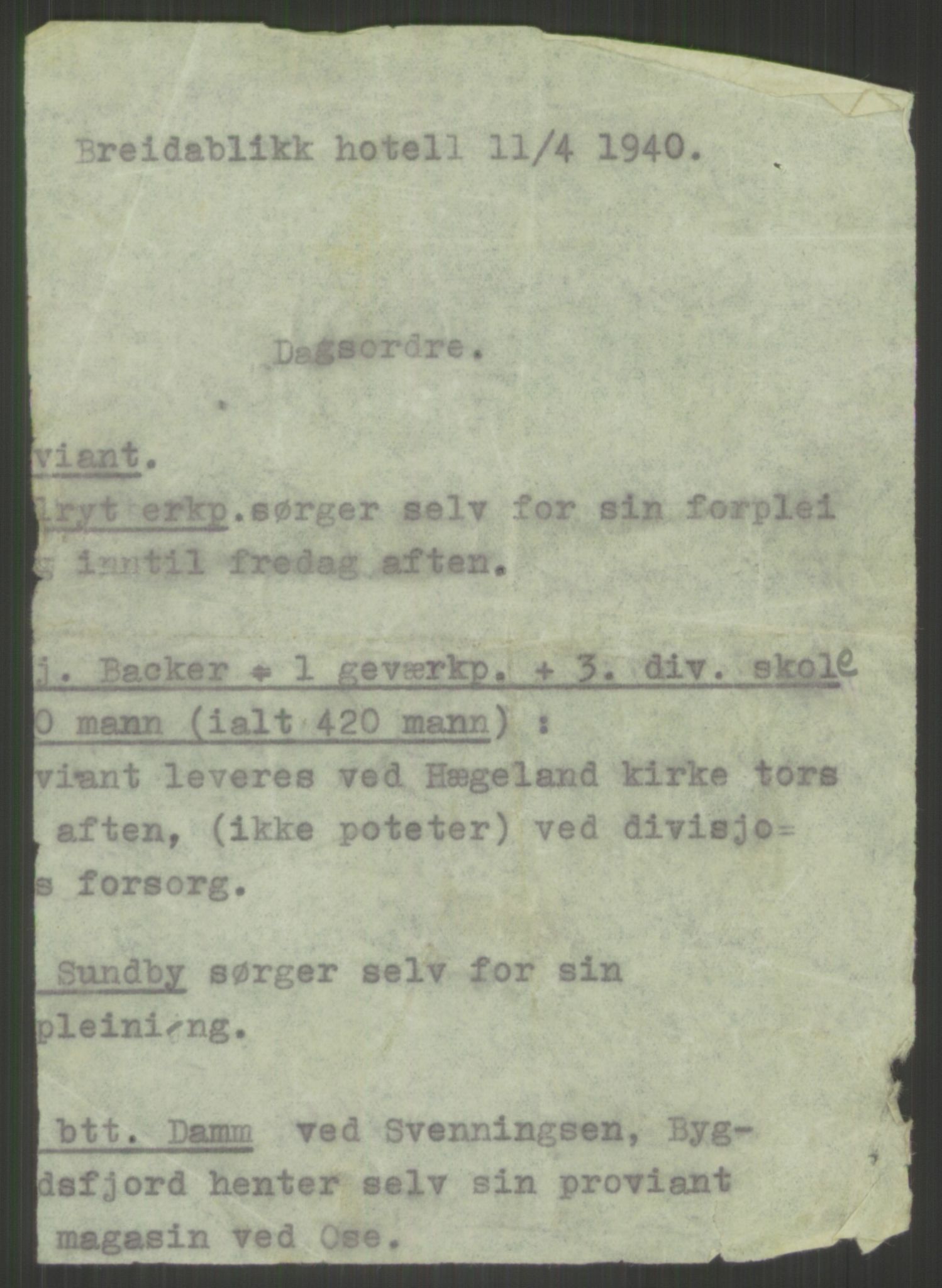 Forsvaret, Forsvarets krigshistoriske avdeling, AV/RA-RAFA-2017/Y/Yb/L0096: II-C-11-335-394  -  3. Divisjon., 1940, p. 1696