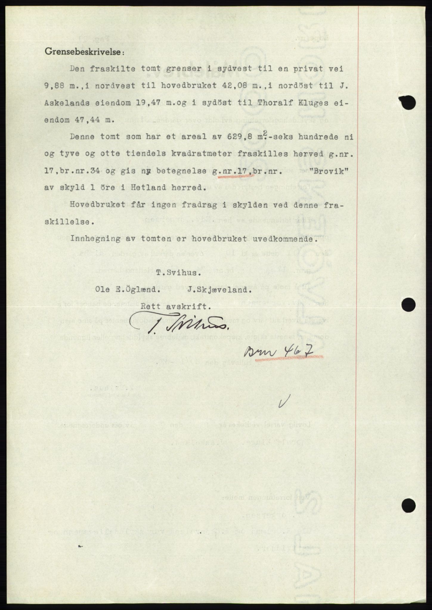 Jæren sorenskriveri, SAST/A-100310/03/G/Gba/L0069: Mortgage book, 1937-1937, Diary no: : 4054/1937