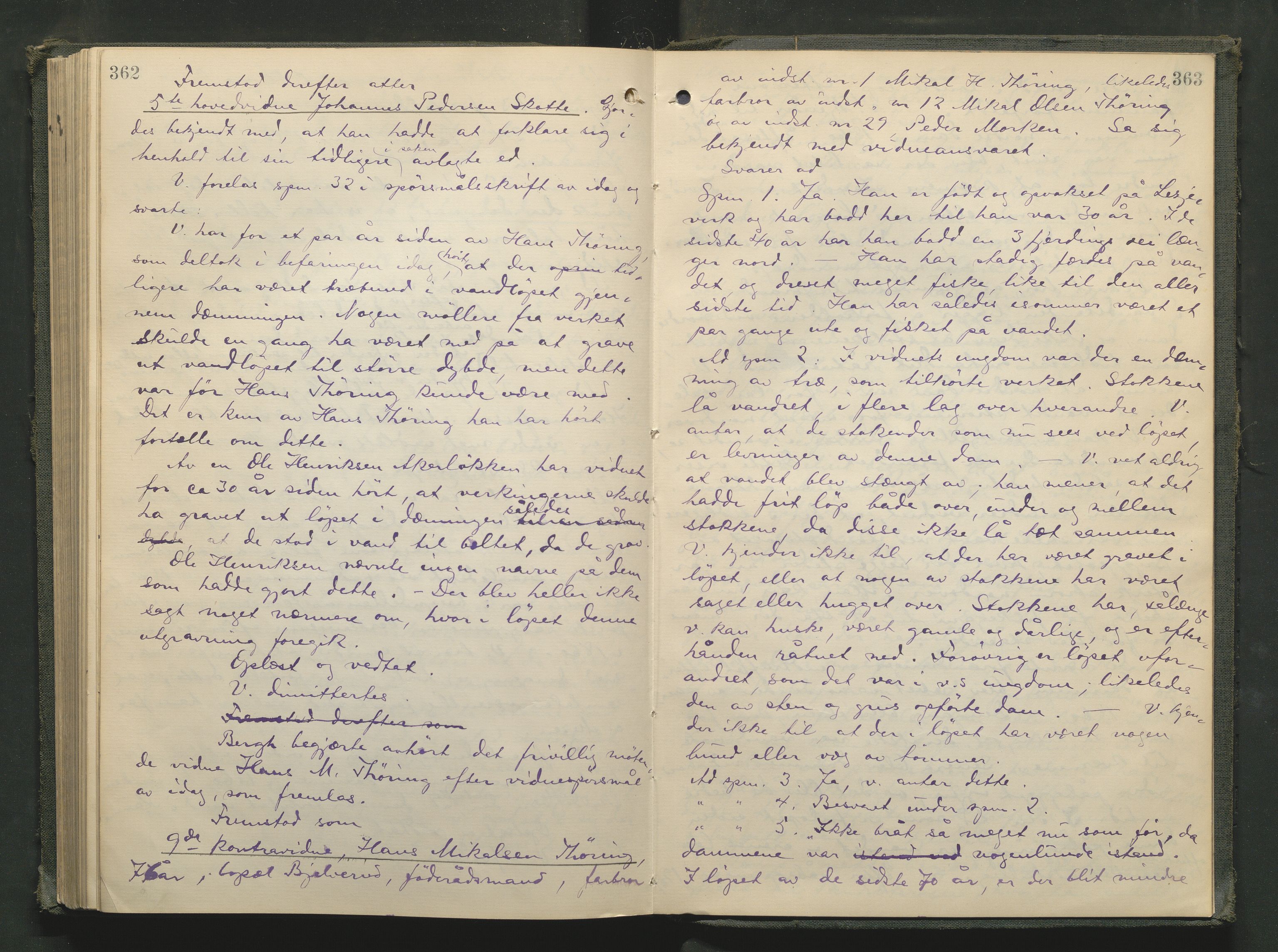 Nord-Gudbrandsdal tingrett, AV/SAH-TING-002/G/Gc/Gcb/L0008: Ekstrarettsprotokoll for åstedssaker, 1909-1913, p. 362-363