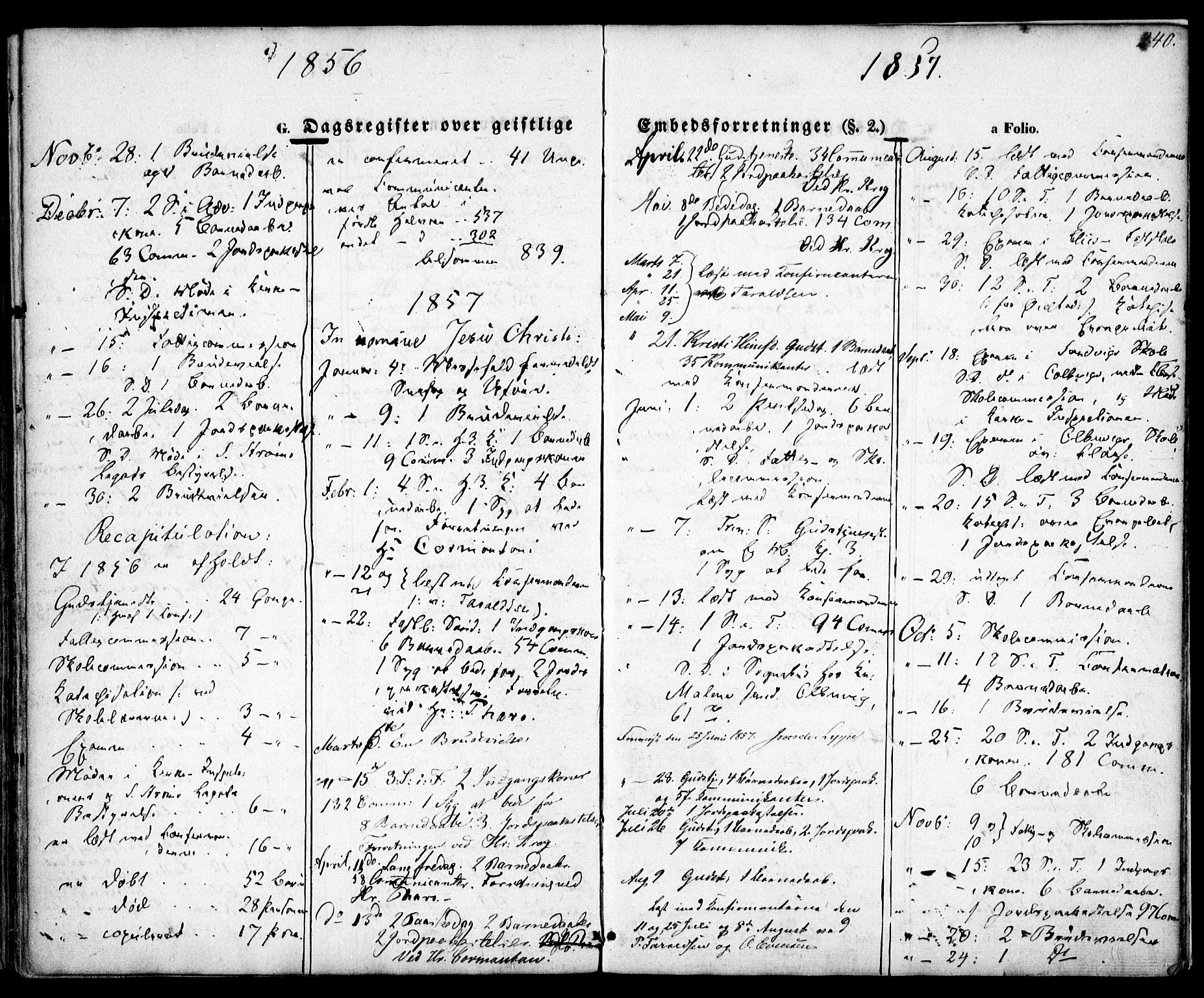 Hisøy sokneprestkontor, SAK/1111-0020/F/Fa/L0001: Parish register (official) no. A 1, 1849-1871, p. 240