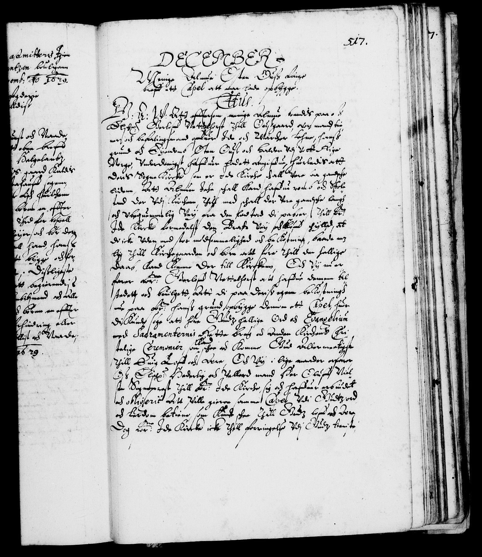 Danske Kanselli 1572-1799, AV/RA-EA-3023/F/Fc/Fca/Fcaa/L0004: Norske registre (mikrofilm), 1617-1630, p. 517a