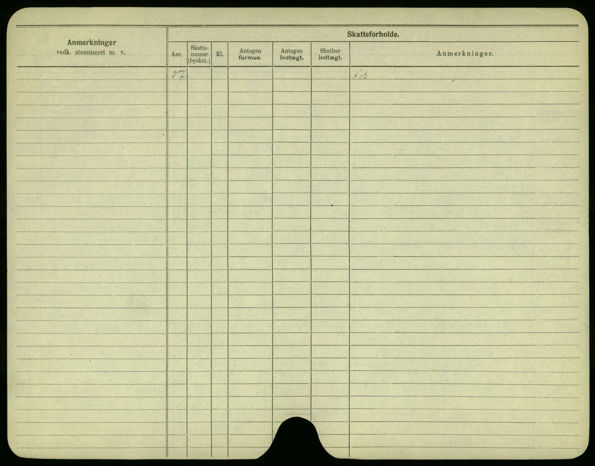 Oslo folkeregister, Registerkort, AV/SAO-A-11715/F/Fa/Fac/L0005: Menn, 1906-1914, p. 19b