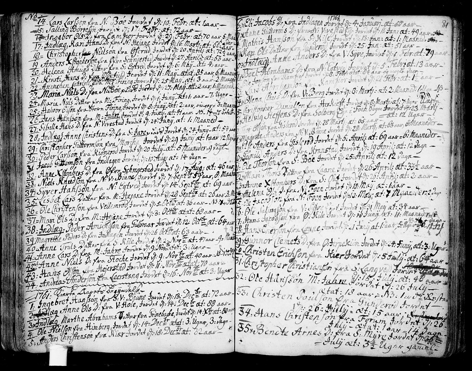 Ramnes kirkebøker, SAKO/A-314/F/Fa/L0001: Parish register (official) no. I 1, 1732-1774, p. 81