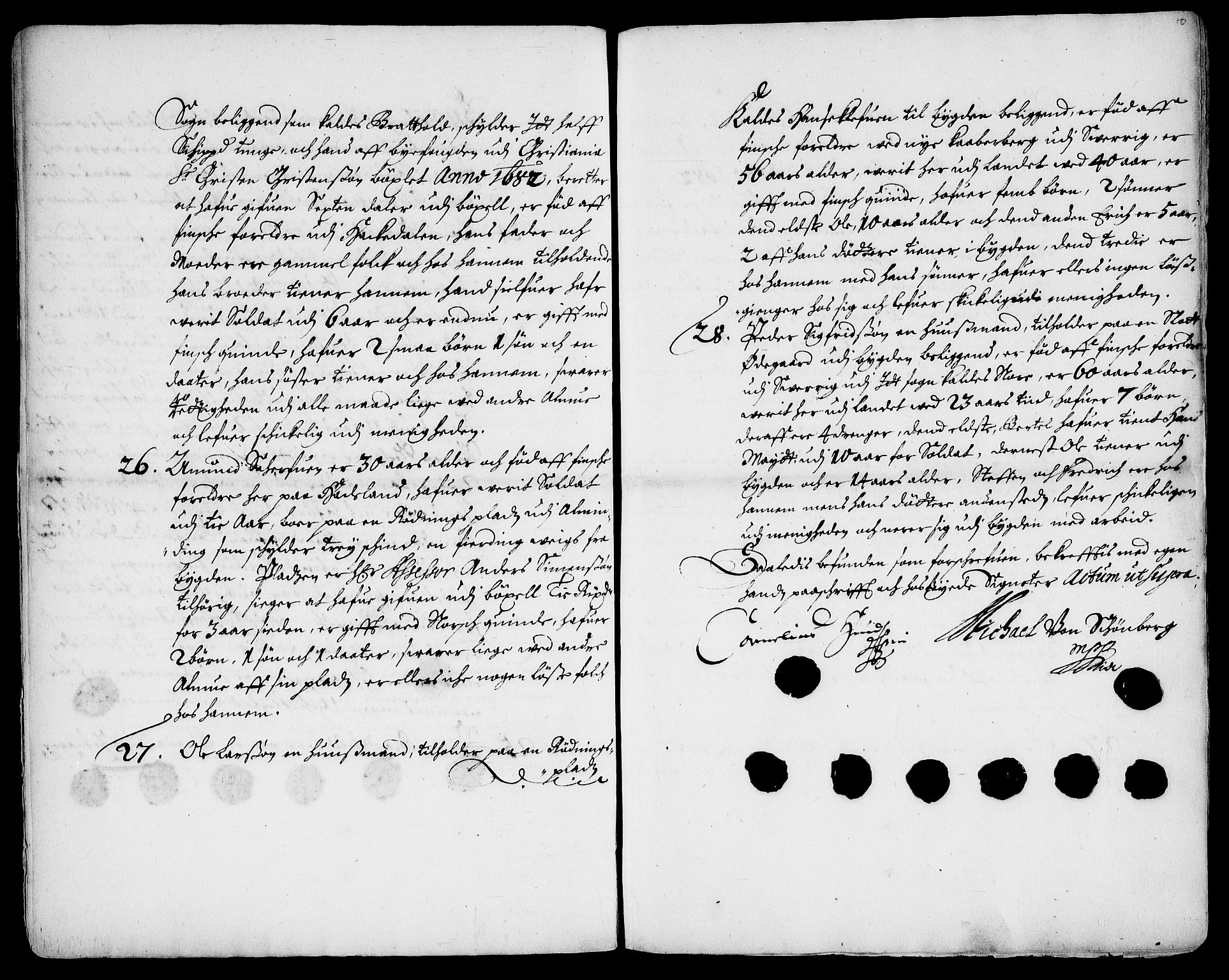 Danske Kanselli, Skapsaker, AV/RA-EA-4061/F/L0083/0002: Skap 15, pakke 125F-135 / Skap 15, pakke 125G, litra A, 1686, p. 27
