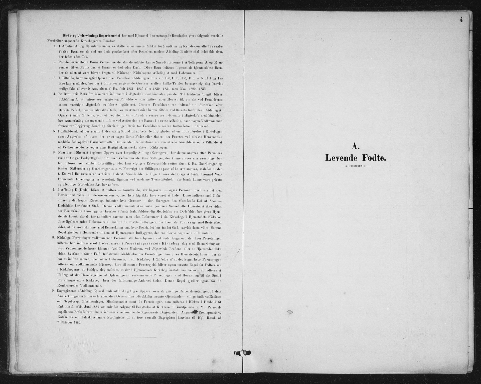 Nedstrand sokneprestkontor, SAST/A-101841/01/IV: Parish register (official) no. A 13, 1887-1915, p. 4