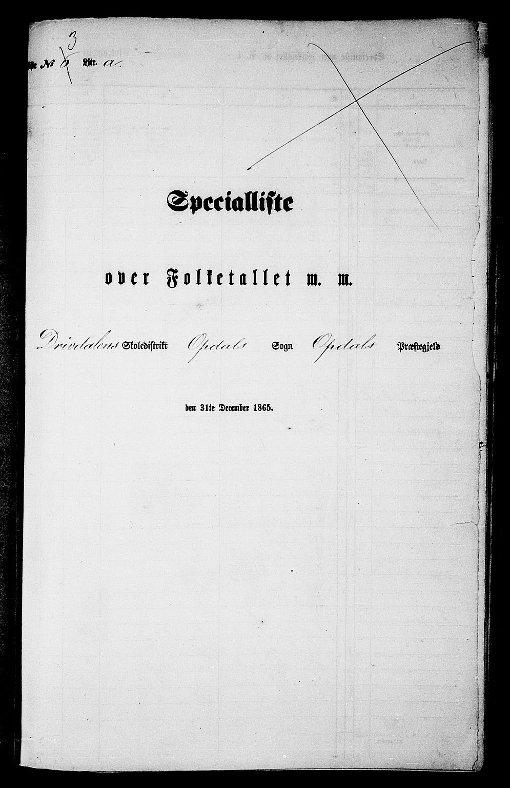 RA, 1865 census for Oppdal, 1865, p. 60