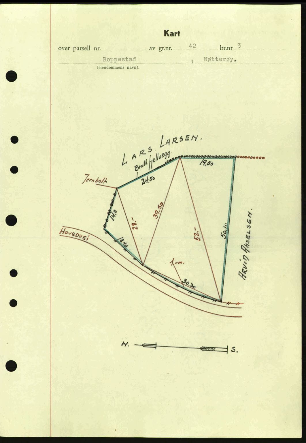 Tønsberg sorenskriveri, AV/SAKO-A-130/G/Ga/Gaa/L0017a: Mortgage book no. A17a, 1945-1945, Diary no: : 2353/1945