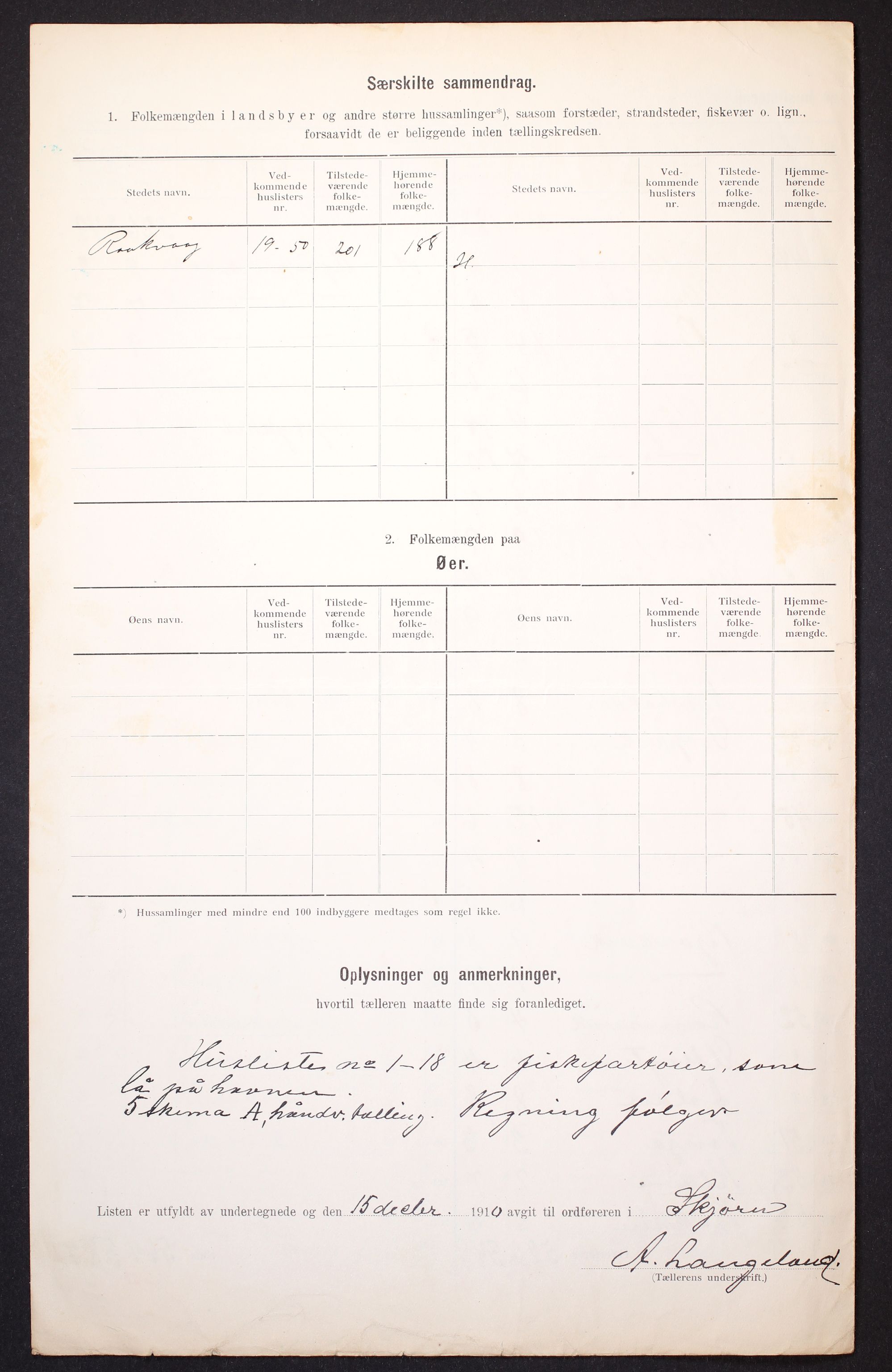 RA, 1910 census for Stjørna, 1910, p. 12