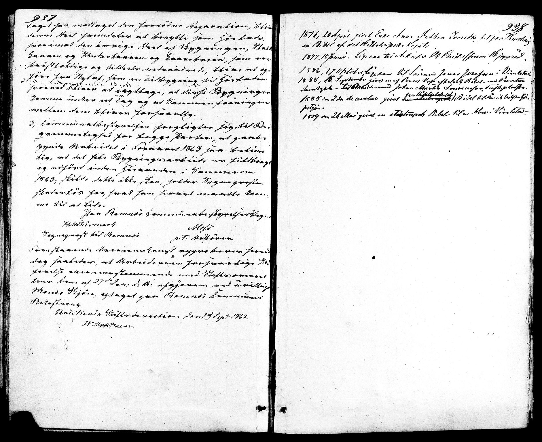 Ramnes kirkebøker, AV/SAKO-A-314/F/Fa/L0006: Parish register (official) no. I 6, 1862-1877, p. 937-938