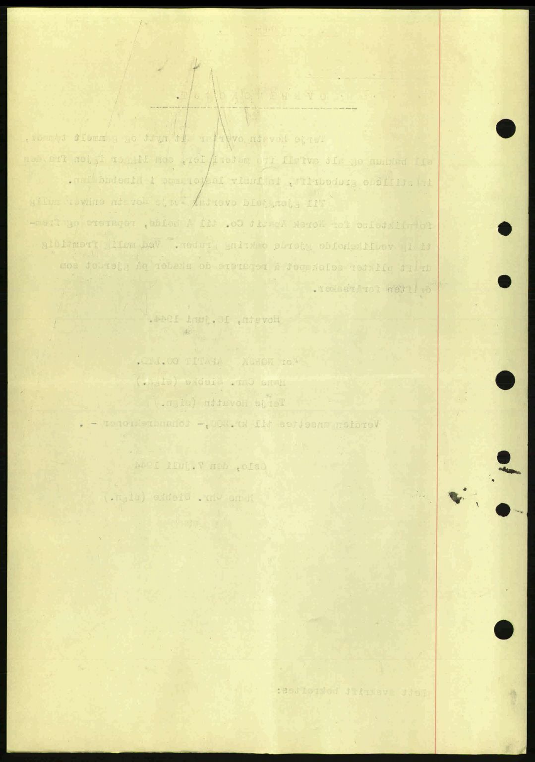 Nedenes sorenskriveri, SAK/1221-0006/G/Gb/Gba/L0052: Mortgage book no. A6a, 1944-1945, Diary no: : 803/1944