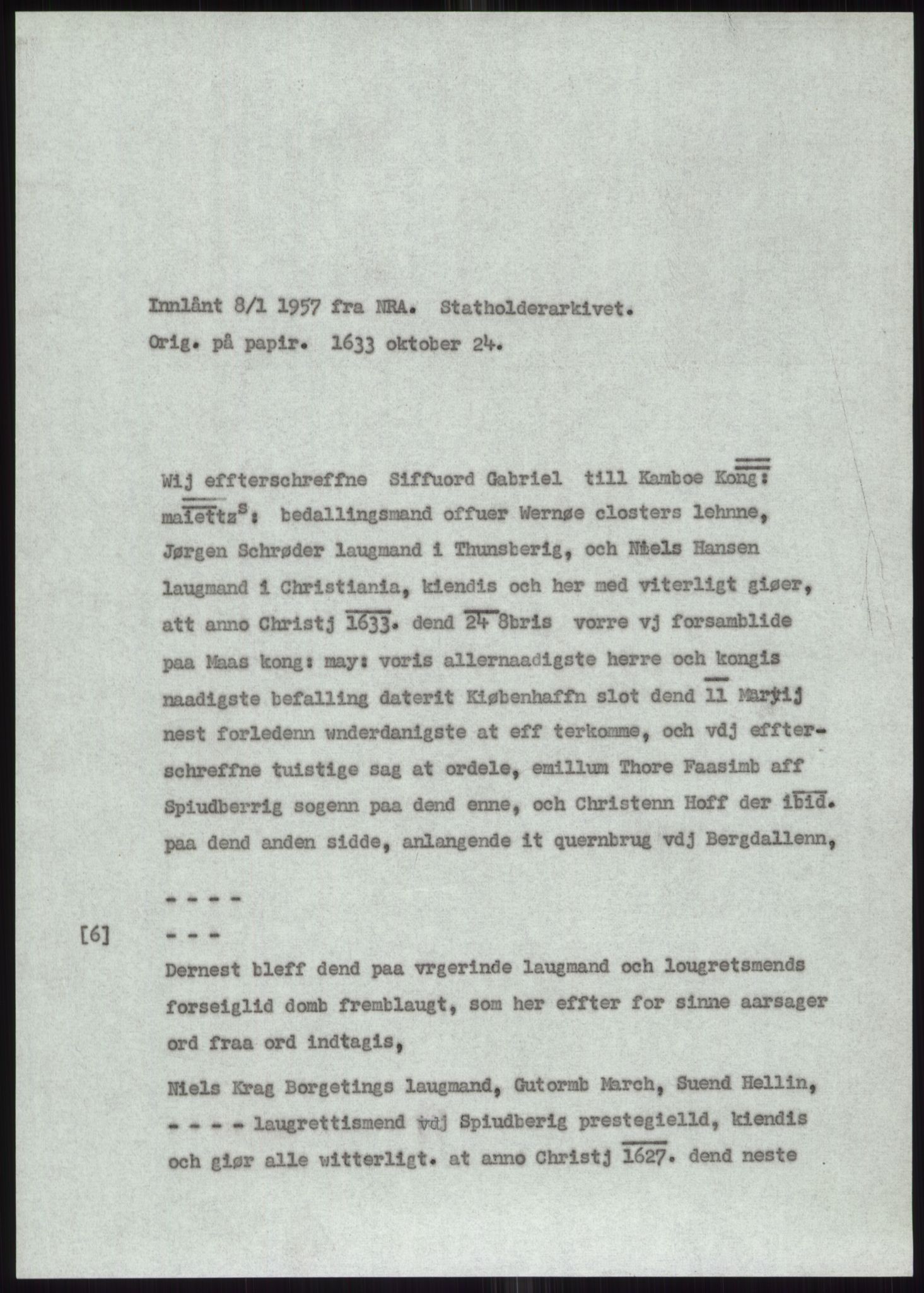 Samlinger til kildeutgivelse, Diplomavskriftsamlingen, AV/RA-EA-4053/H/Ha, p. 3273