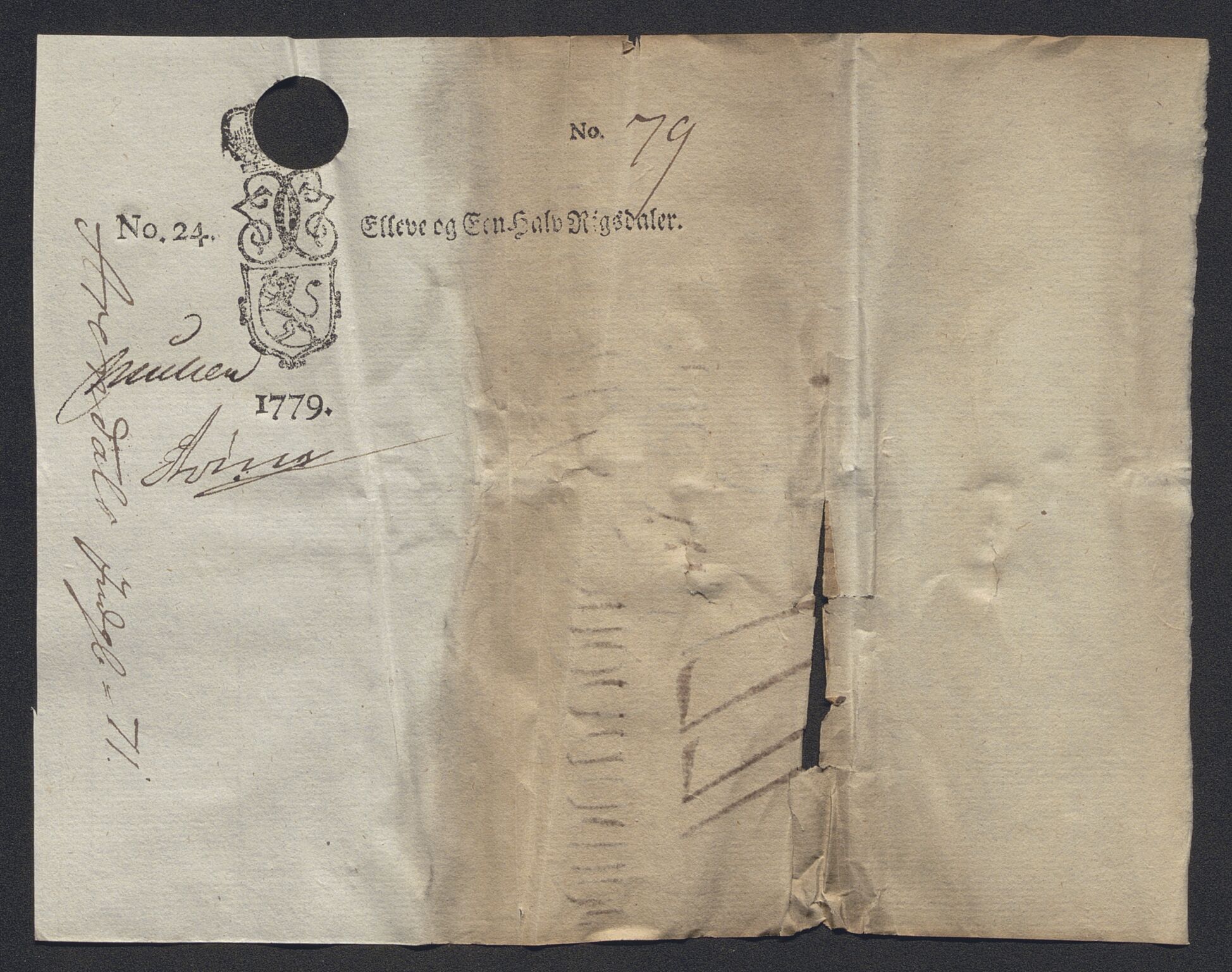 Generaltollkammeret, tollregnskaper, AV/RA-EA-5490/R15/L0070/0001: Tollregnskaper Arendal / Inngående hovedtollbok, 1771