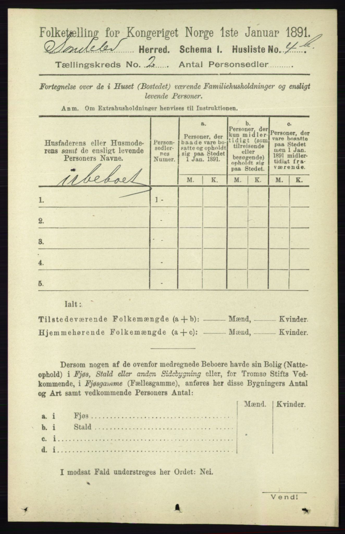 RA, 1891 census for 0913 Søndeled, 1891, p. 355