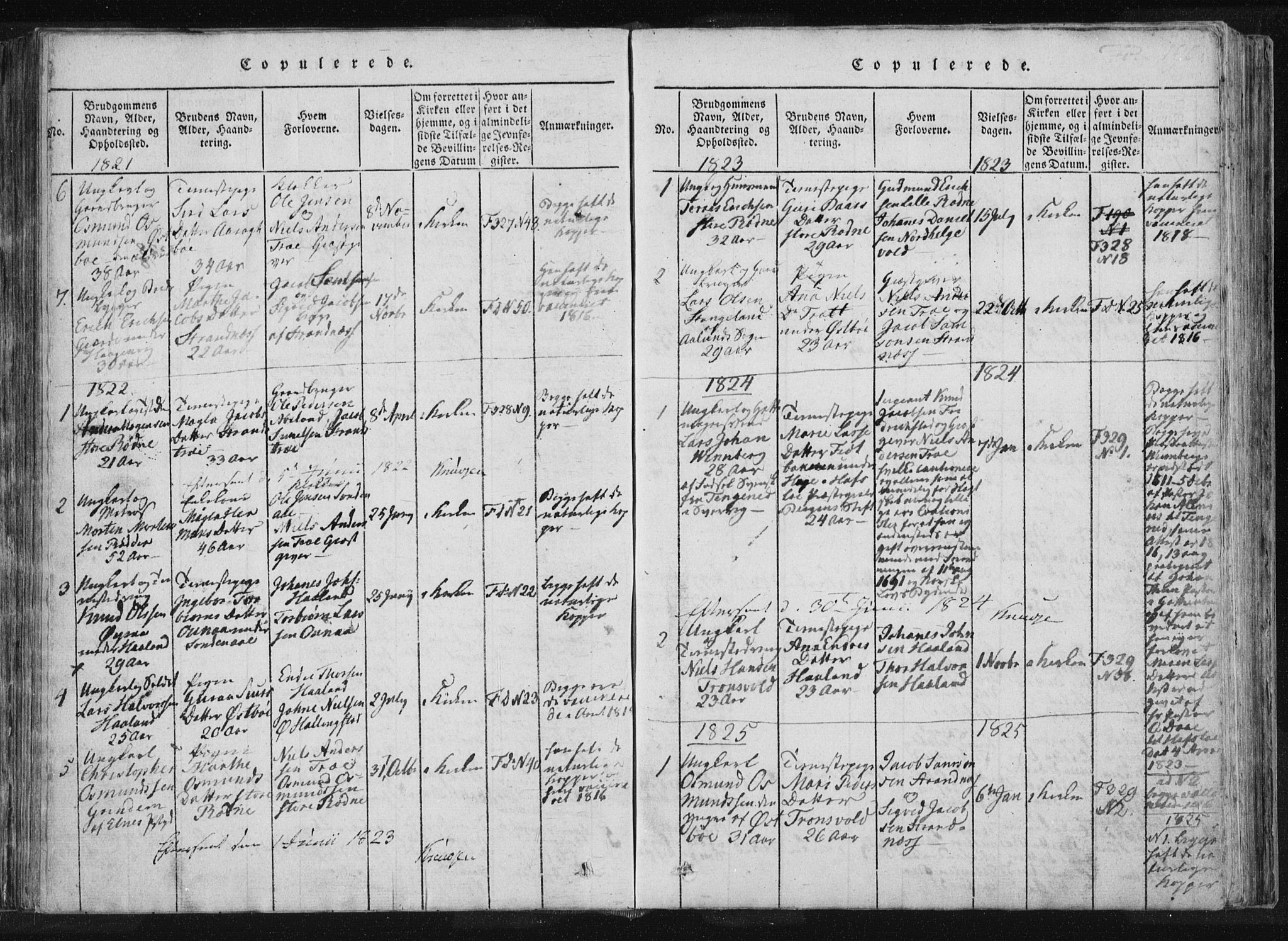 Vikedal sokneprestkontor, AV/SAST-A-101840/01/IV: Parish register (official) no. A 4, 1816-1850, p. 190