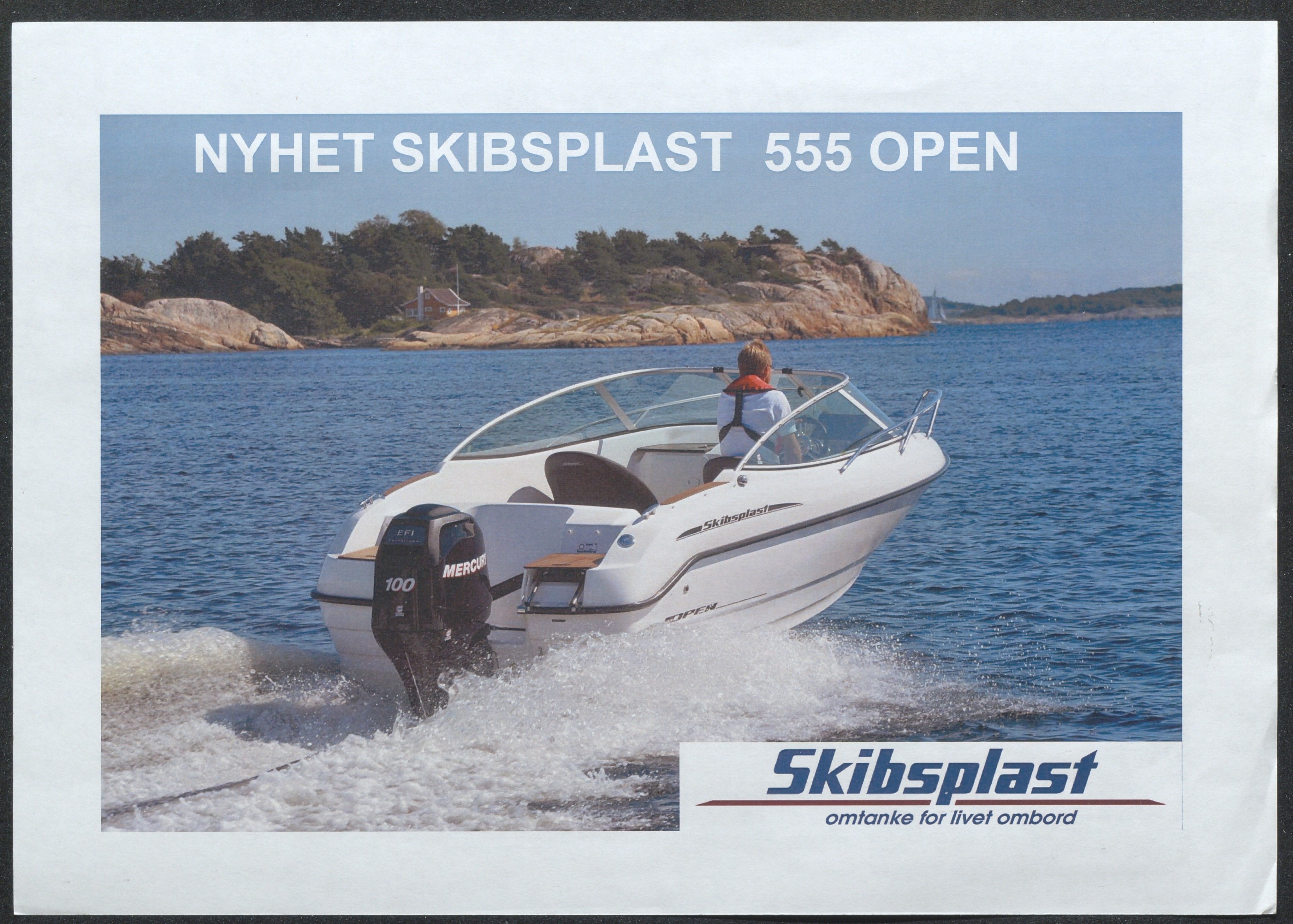 Skibsplast, AAKS/PA-2968/01/X/X01/L0002/0027: Brosjyrer / Skibsplast 555 open