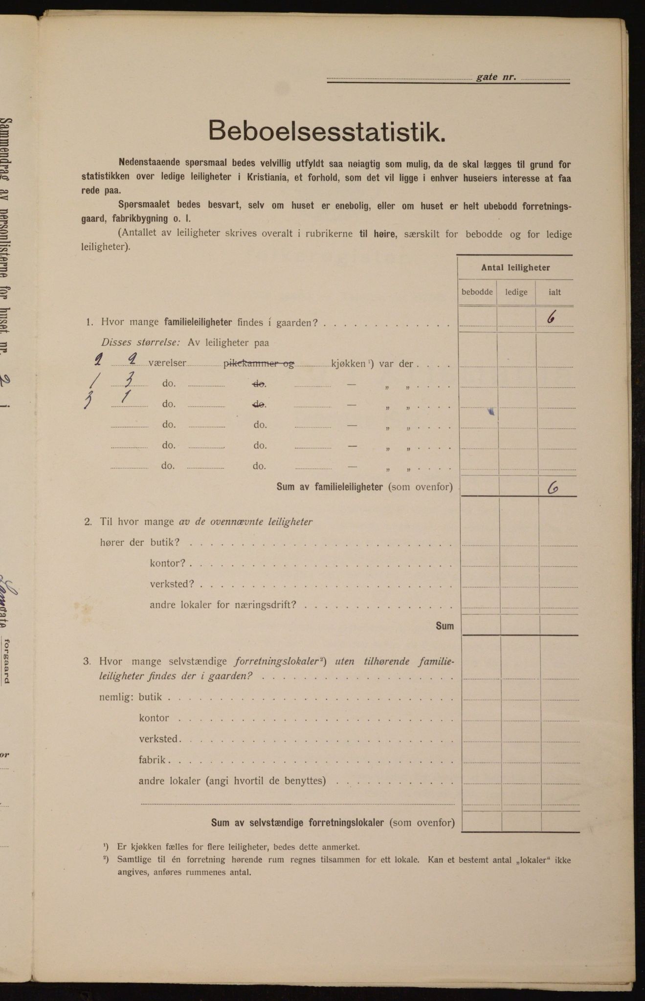OBA, Municipal Census 1912 for Kristiania, 1912, p. 56763