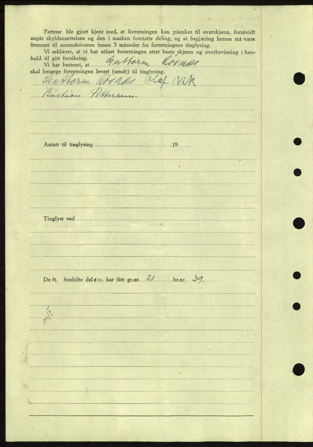 Idd og Marker sorenskriveri, AV/SAO-A-10283/G/Gb/Gbb/L0007: Mortgage book no. A7, 1944-1945, Diary no: : 796/1944