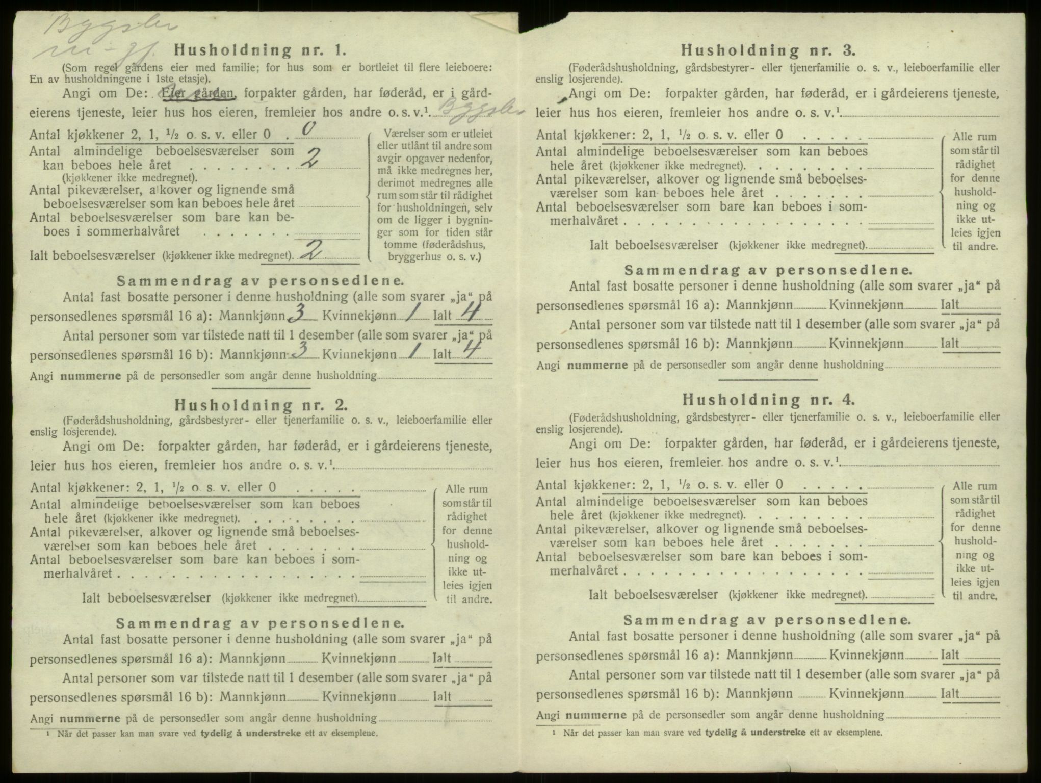 SAB, 1920 census for Davik, 1920, p. 72