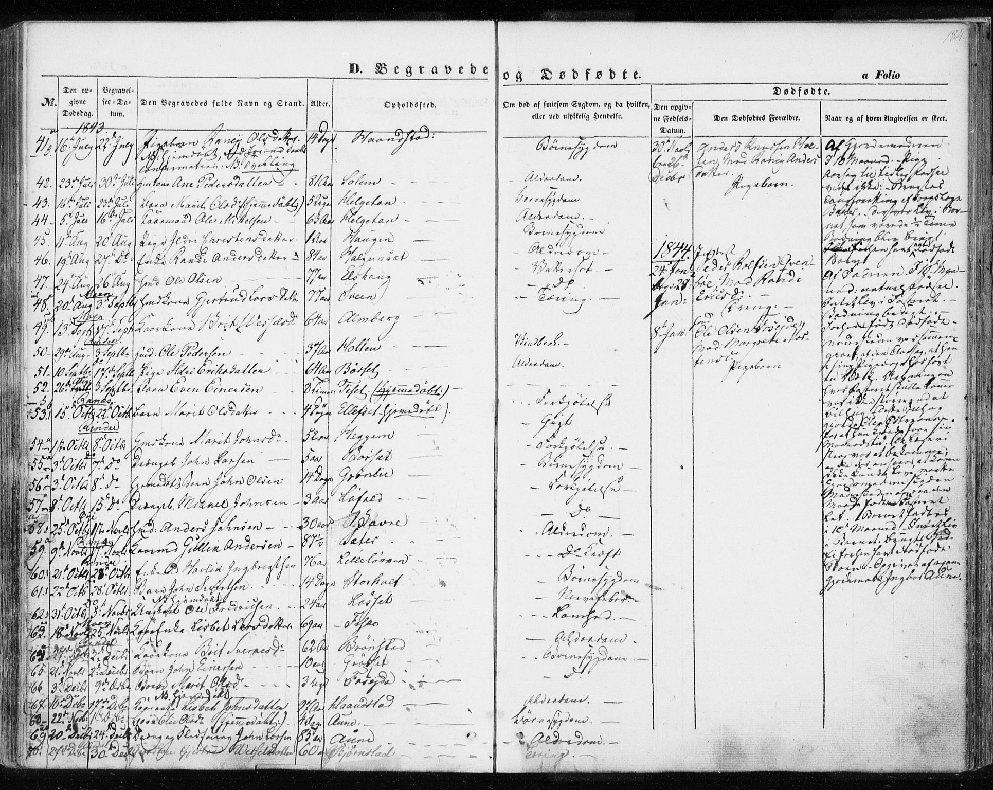 Ministerialprotokoller, klokkerbøker og fødselsregistre - Møre og Romsdal, AV/SAT-A-1454/595/L1043: Parish register (official) no. 595A05, 1843-1851, p. 184