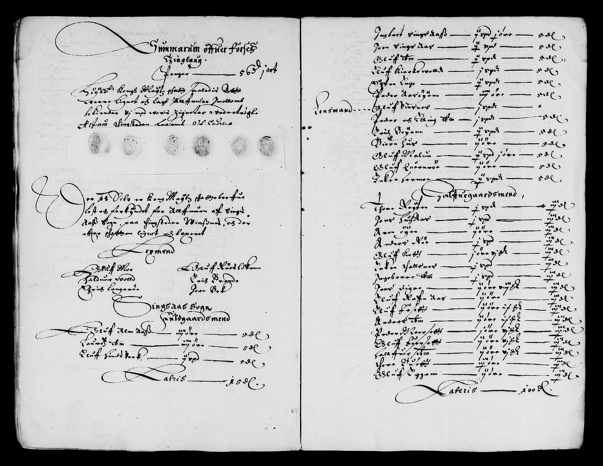 Rentekammeret inntil 1814, Reviderte regnskaper, Lensregnskaper, AV/RA-EA-5023/R/Rb/Rbw/L0101: Trondheim len, 1650