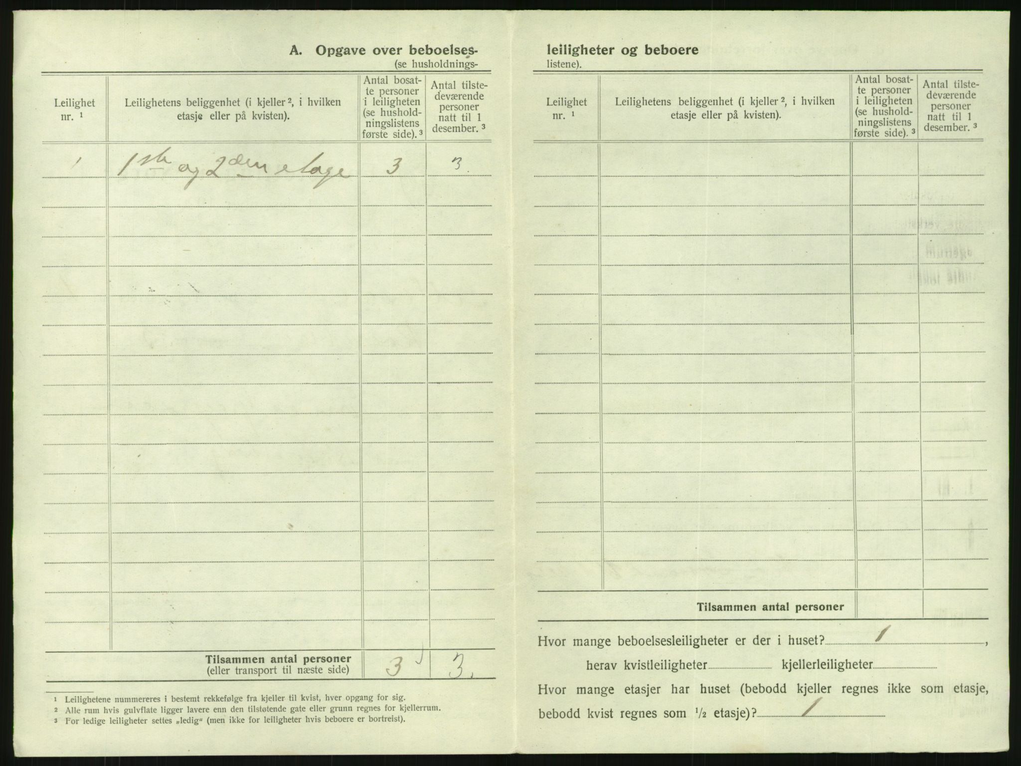 SAK, 1920 census for Lillesand, 1920, p. 26
