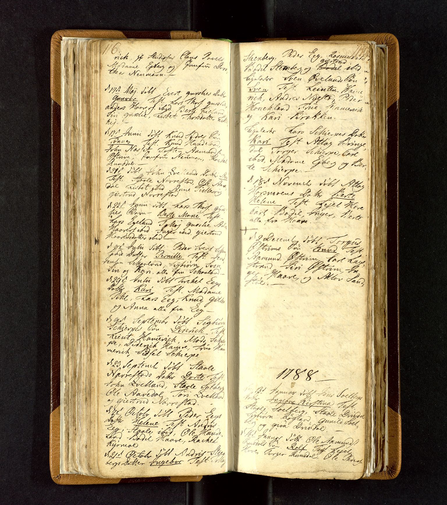 Lund sokneprestkontor, SAST/A-101809/S06/L0003: Parish register (official) no. A 3, 1761-1801, p. 116-117