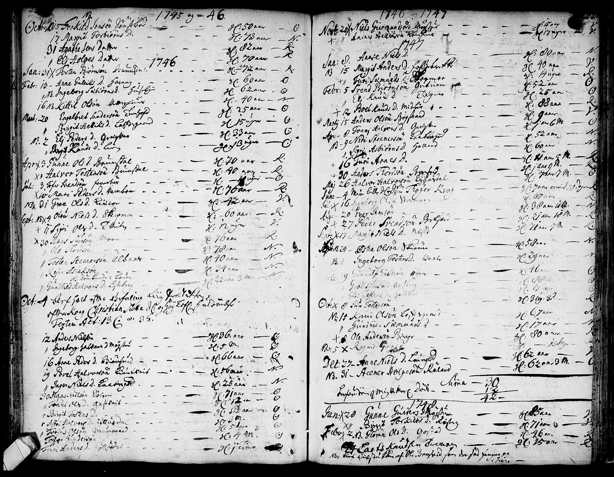 Rollag kirkebøker, SAKO/A-240/F/Fa/L0003: Parish register (official) no. I 3, 1743-1778, p. 202