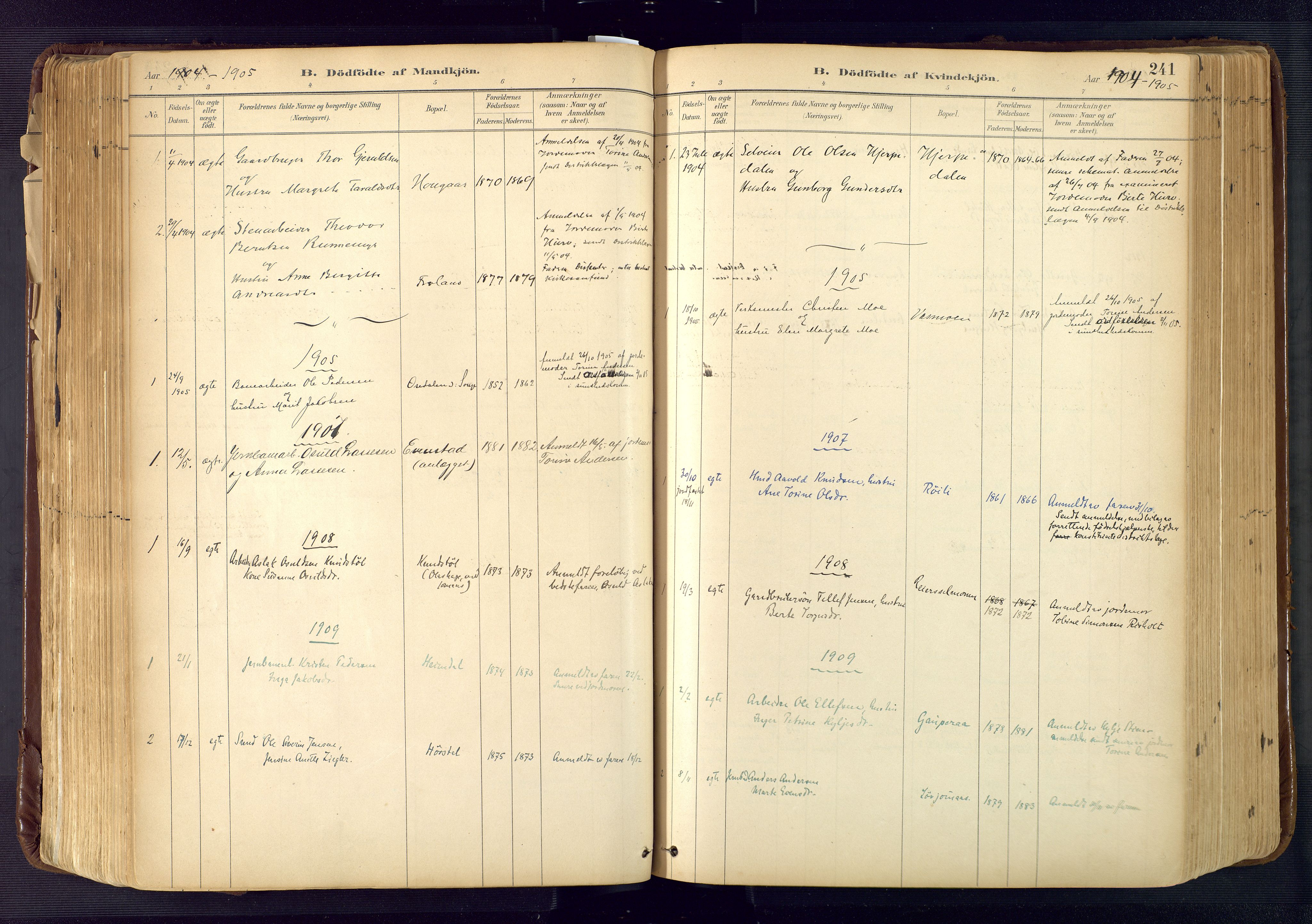 Froland sokneprestkontor, SAK/1111-0013/F/Fa/L0005: Parish register (official) no. A 5, 1882-1921, p. 241