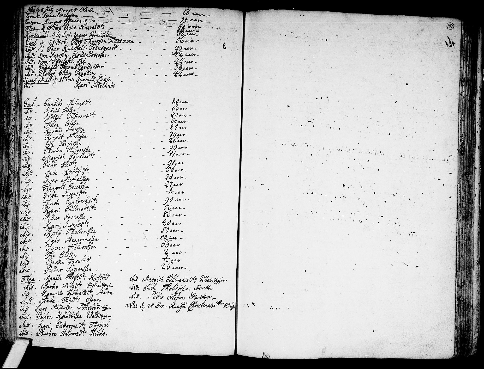 Nes kirkebøker, AV/SAKO-A-236/F/Fa/L0002: Parish register (official) no. 2, 1707-1759, p. 141