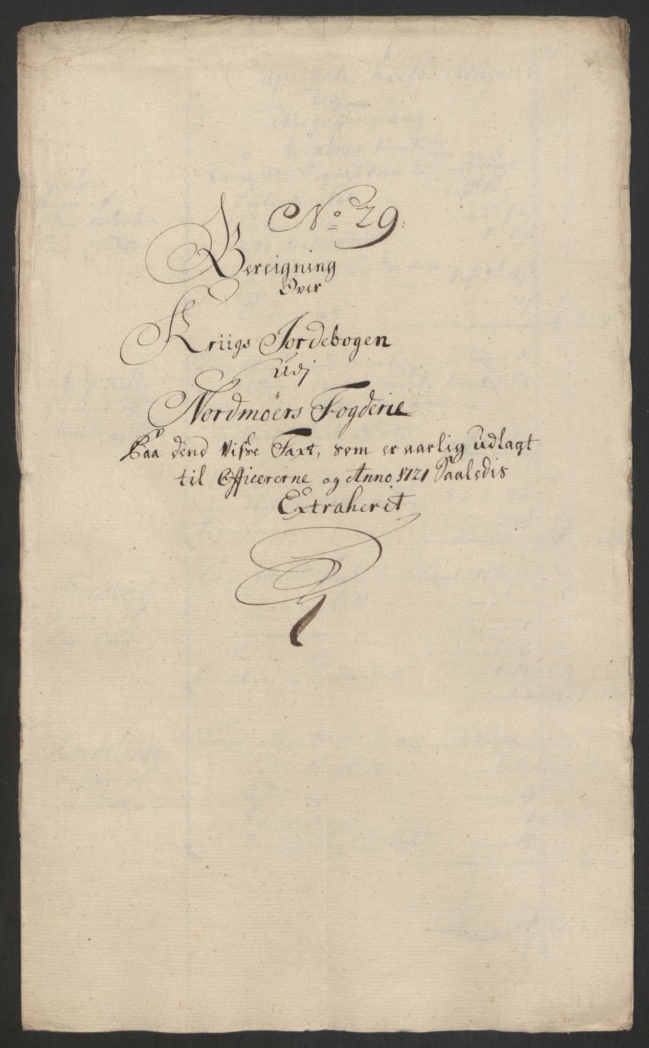 Rentekammeret inntil 1814, Reviderte regnskaper, Fogderegnskap, RA/EA-4092/R56/L3754: Fogderegnskap Nordmøre, 1721, p. 269