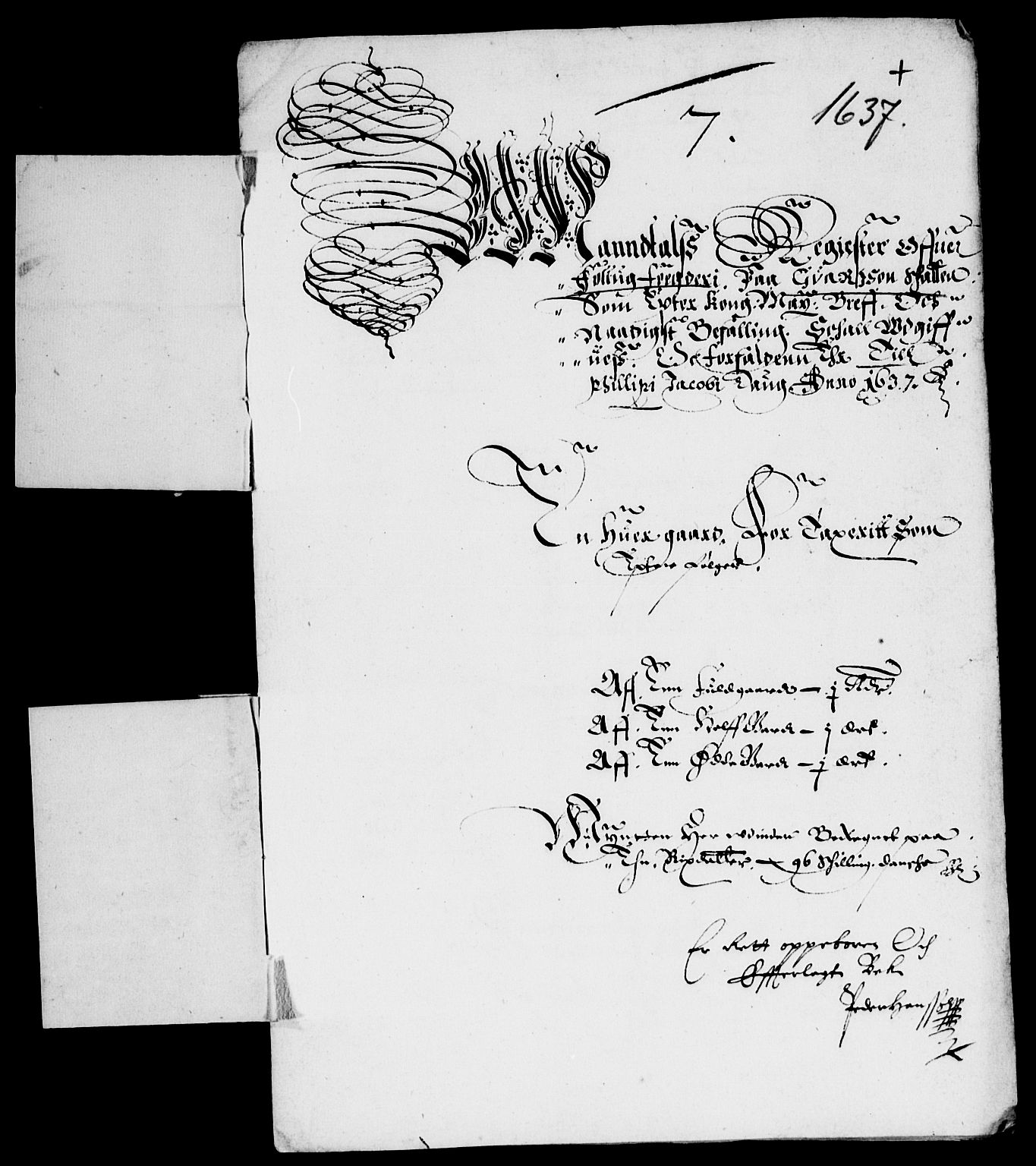 Rentekammeret inntil 1814, Reviderte regnskaper, Lensregnskaper, AV/RA-EA-5023/R/Rb/Rba/L0130: Akershus len, 1636-1637