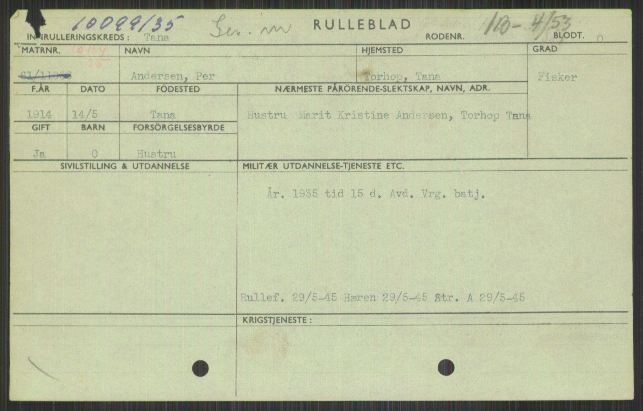 Forsvaret, Varanger bataljon, AV/RA-RAFA-2258/1/D/L0441: Rulleblad for fødte 1913-1917, 1913-1917, p. 311