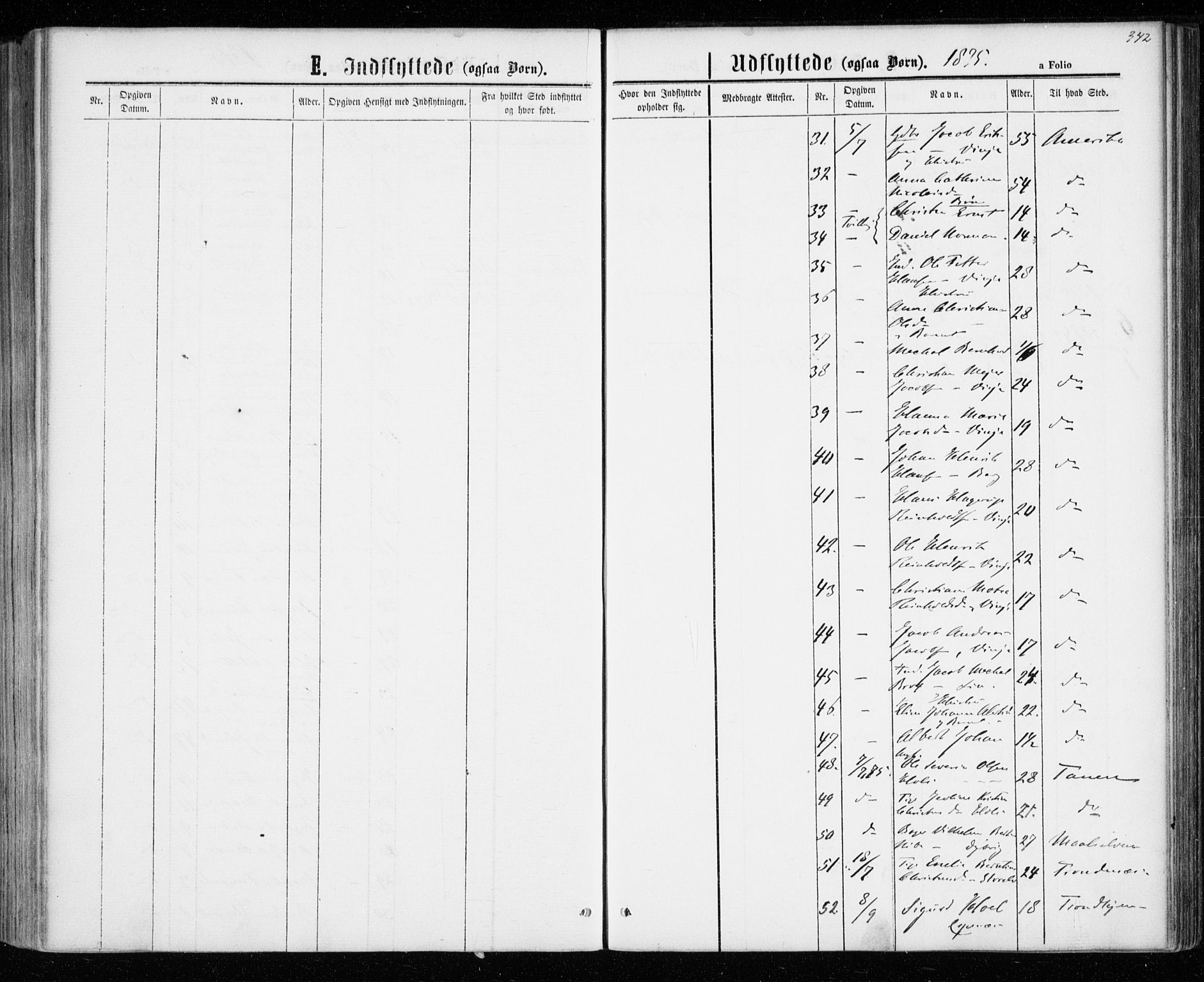 Tranøy sokneprestkontor, SATØ/S-1313/I/Ia/Iaa/L0008kirke: Parish register (official) no. 8, 1867-1877, p. 342