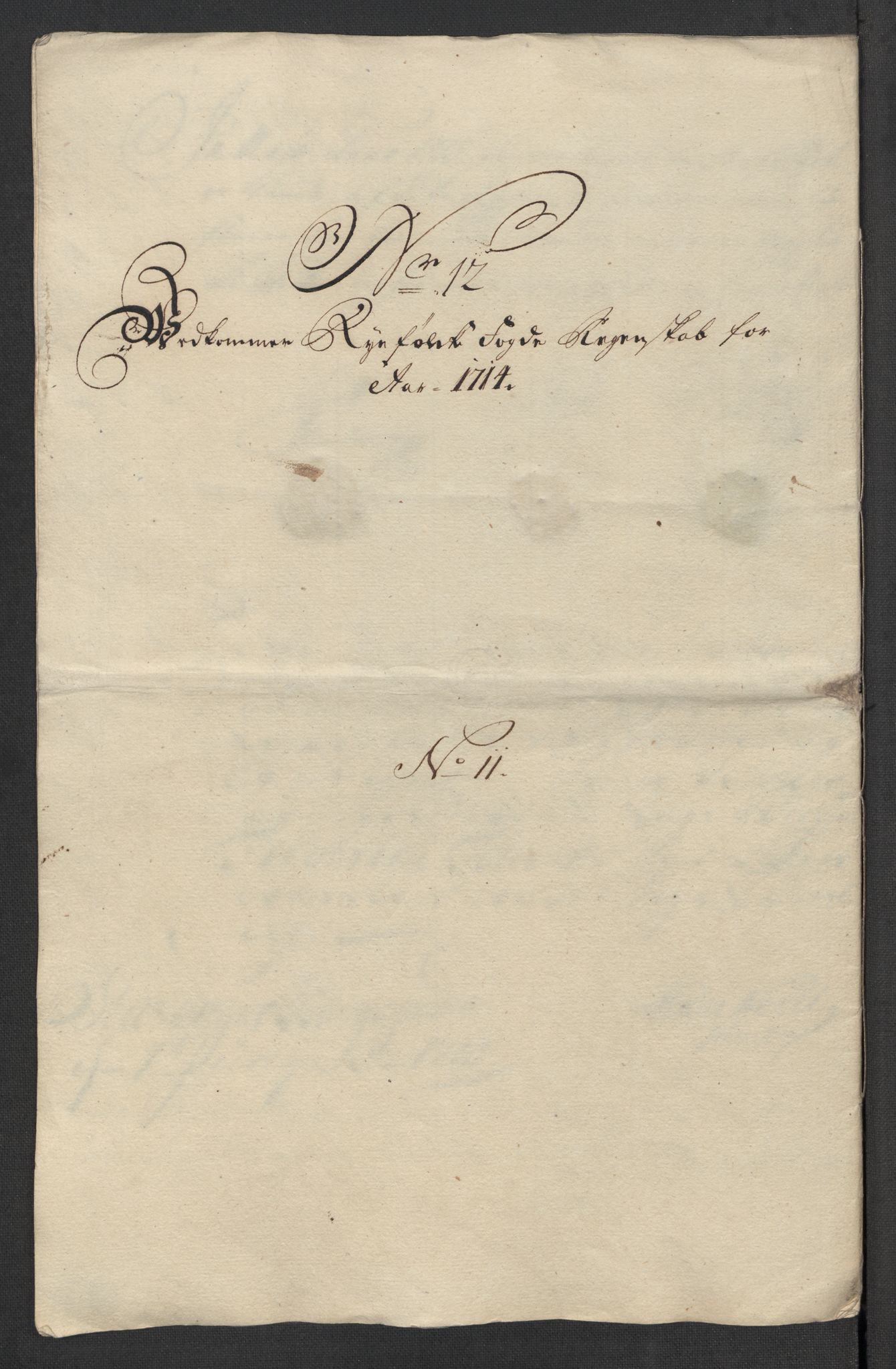 Rentekammeret inntil 1814, Reviderte regnskaper, Fogderegnskap, AV/RA-EA-4092/R47/L2867: Fogderegnskap Ryfylke, 1714, p. 110