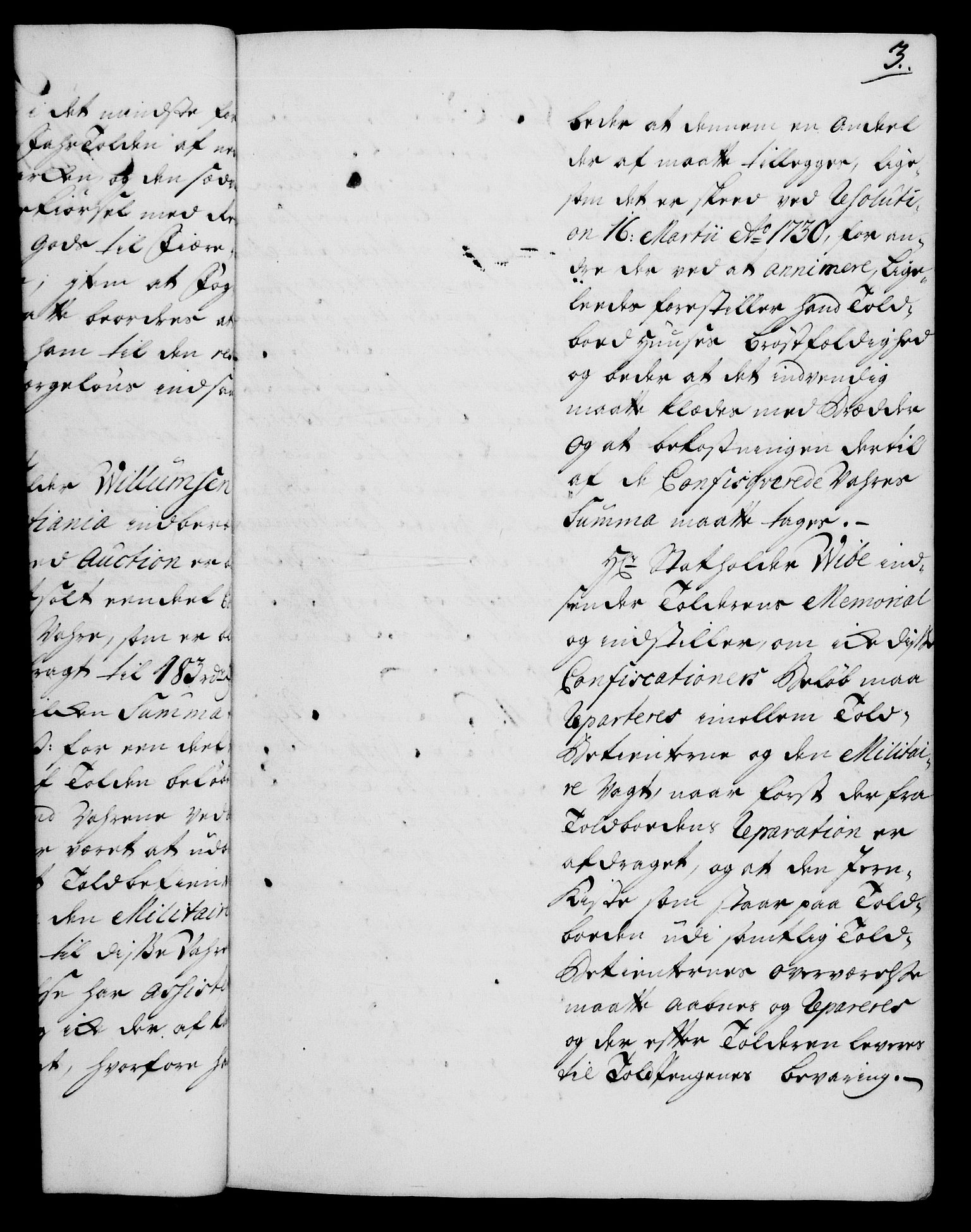 Rentekammeret, Kammerkanselliet, RA/EA-3111/G/Gh/Gha/L0013: Norsk ekstraktmemorialprotokoll (merket RK 53.58), 1731, p. 3
