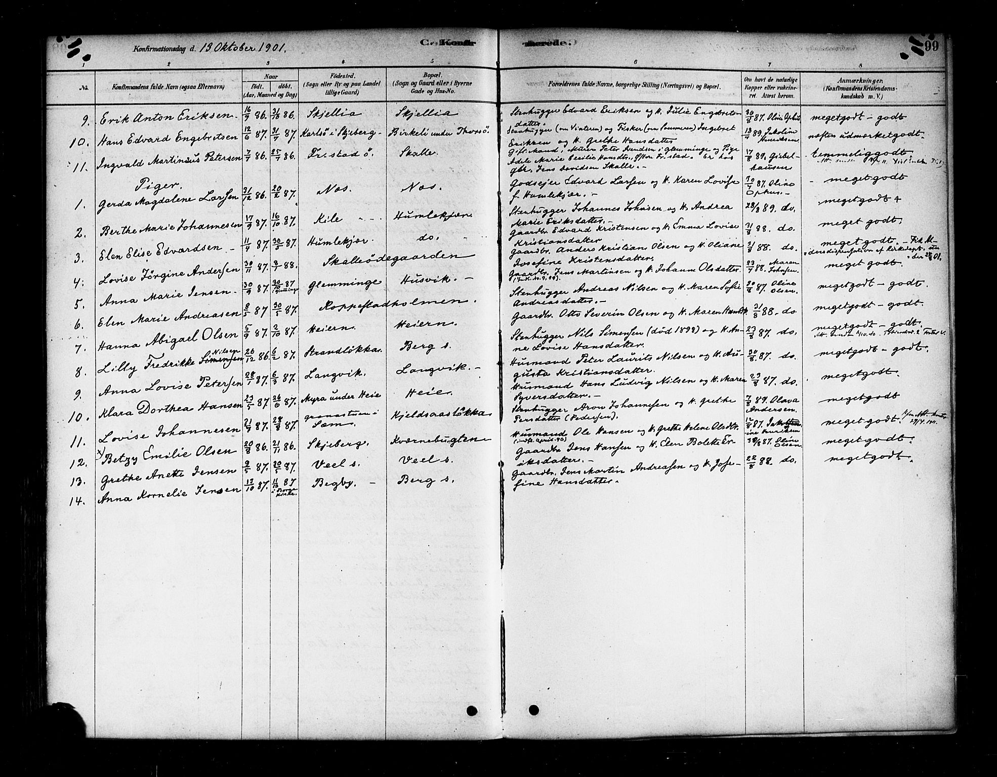 Borge prestekontor Kirkebøker, AV/SAO-A-10903/F/Fb/L0003: Parish register (official) no. II 3, 1878-1902, p. 99