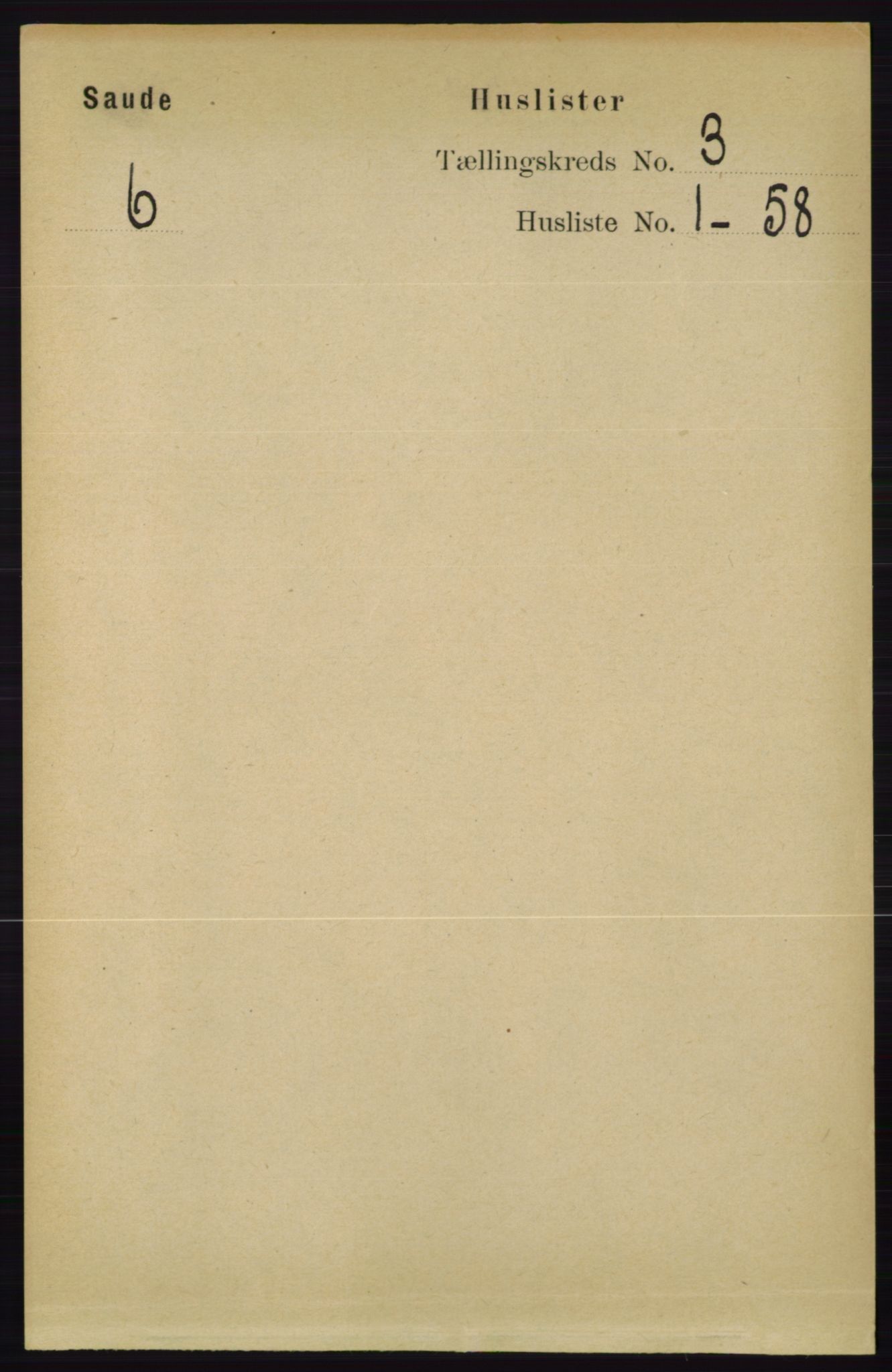 RA, 1891 census for 0822 Sauherad, 1891, p. 667