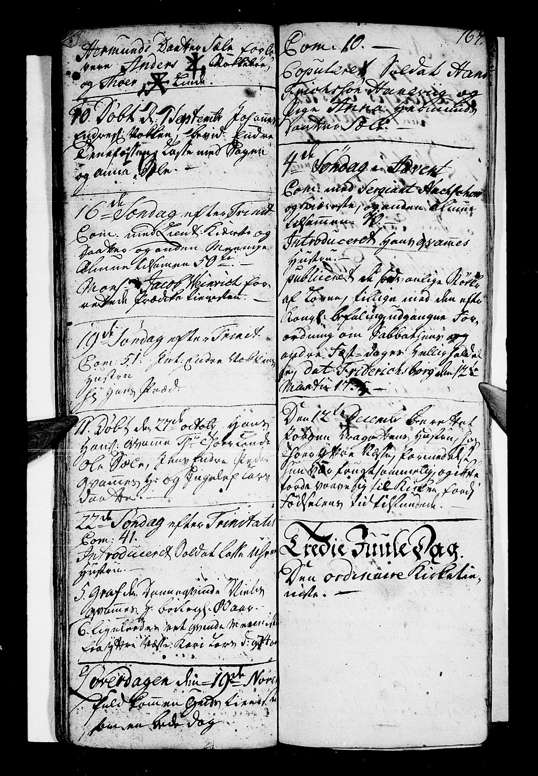 Vik sokneprestembete, AV/SAB-A-81501/H/Haa/Haaa/L0001: Parish register (official) no. A 1 / 4, 1727-1740, p. 167