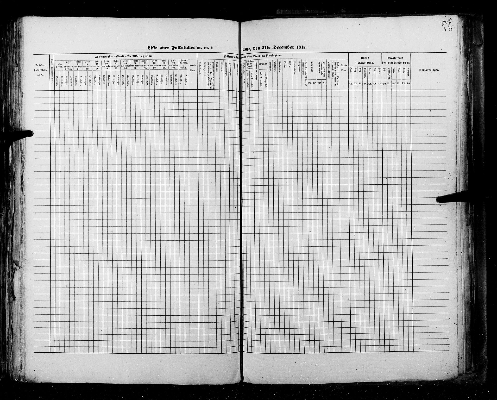 RA, Census 1845, vol. 11: Cities, 1845, p. 335