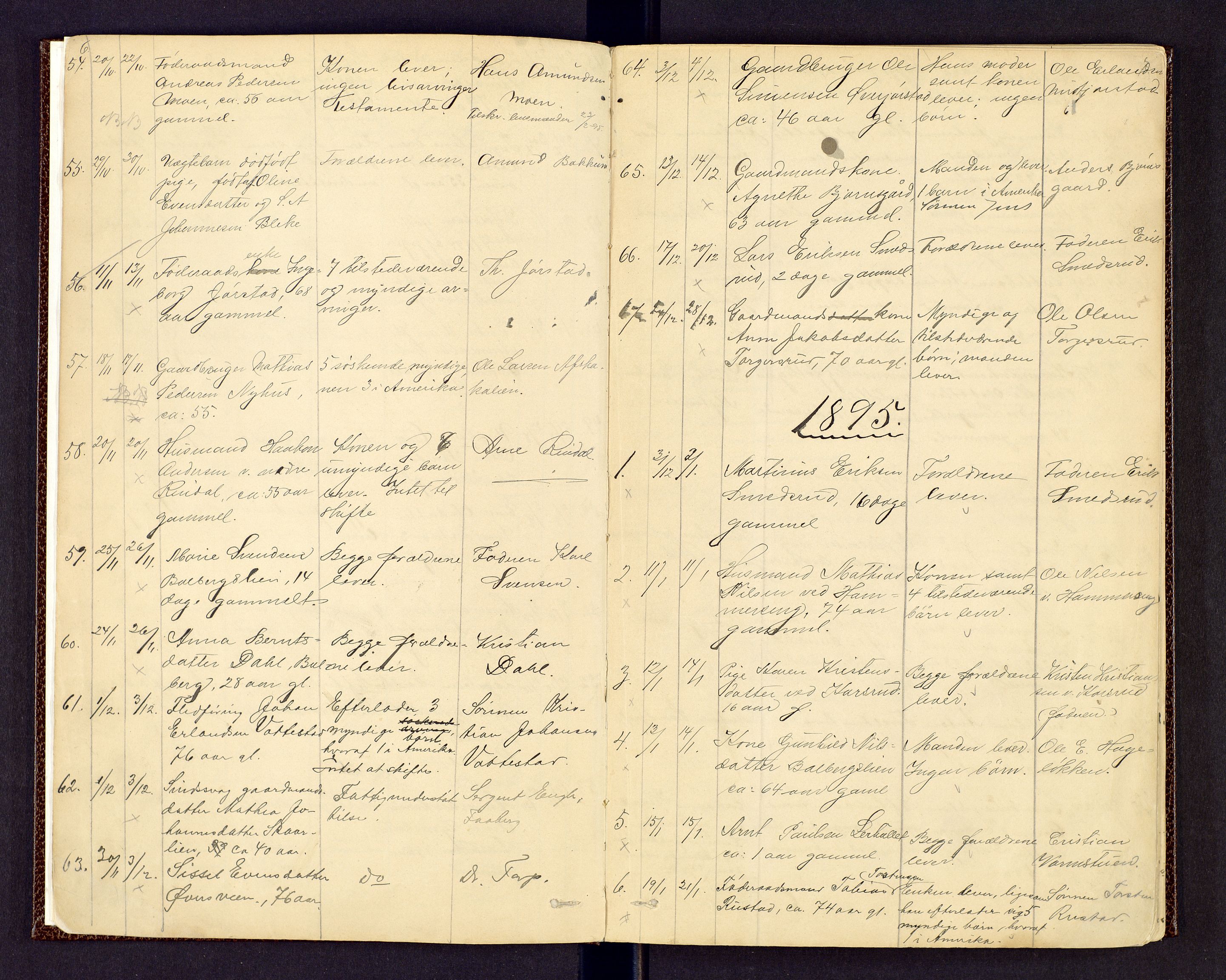 Sør-Gudbrandsdal tingrett, AV/SAH-TING-004/J/Jd/Jda/L0003: Dødsfallsprotokoll - Fåberg og Gausdal, 1894-1909, p. 6-7