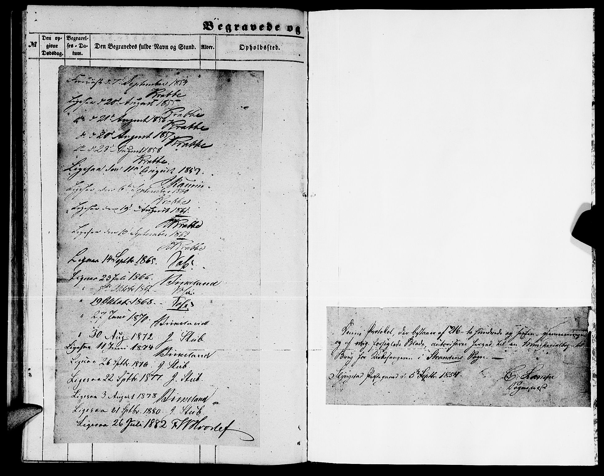 Ministerialprotokoller, klokkerbøker og fødselsregistre - Møre og Romsdal, AV/SAT-A-1454/520/L0291: Parish register (copy) no. 520C03, 1854-1881