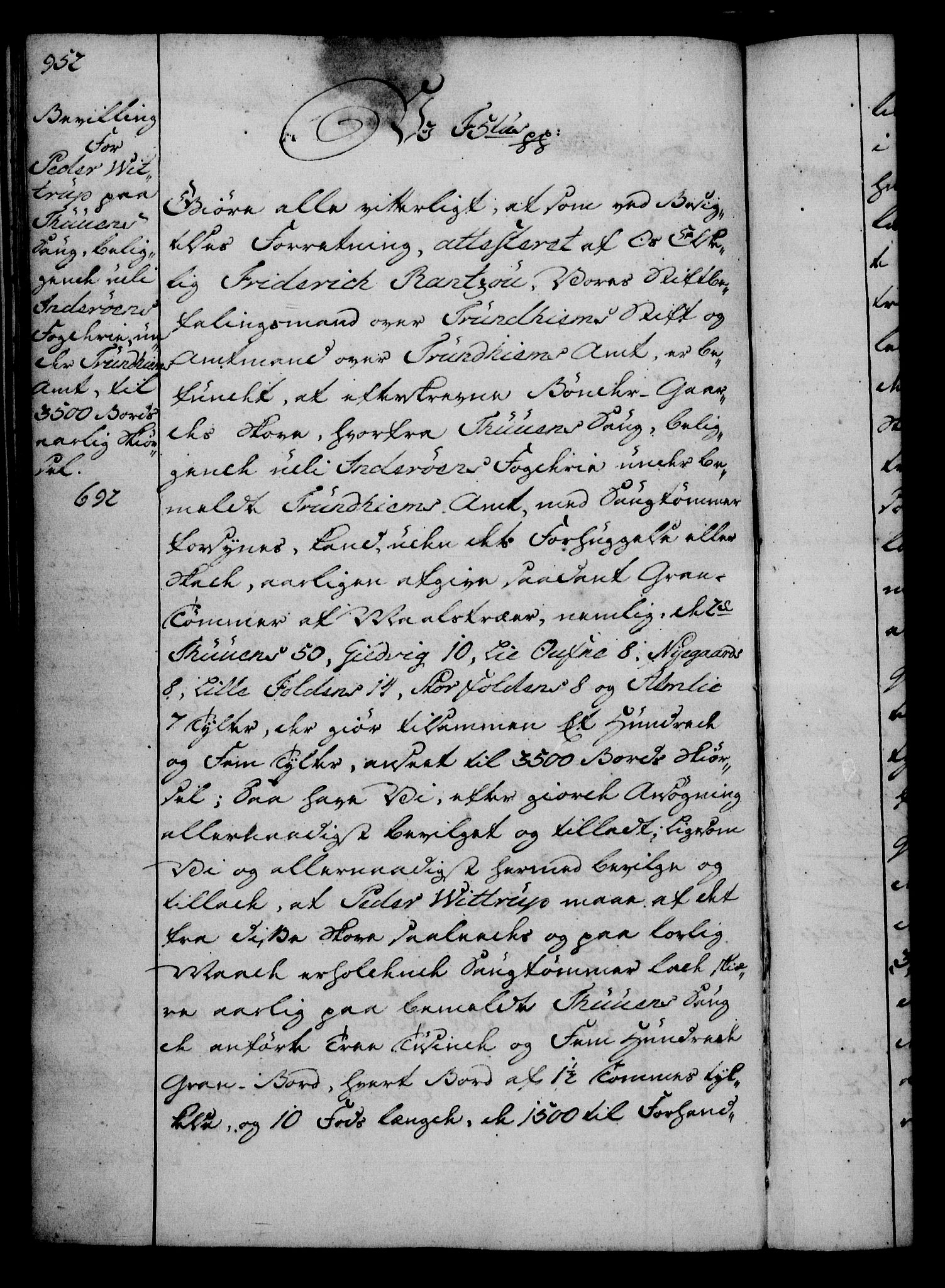 Rentekammeret, Kammerkanselliet, RA/EA-3111/G/Gg/Gga/L0006: Norsk ekspedisjonsprotokoll med register (merket RK 53.6), 1749-1759, p. 952