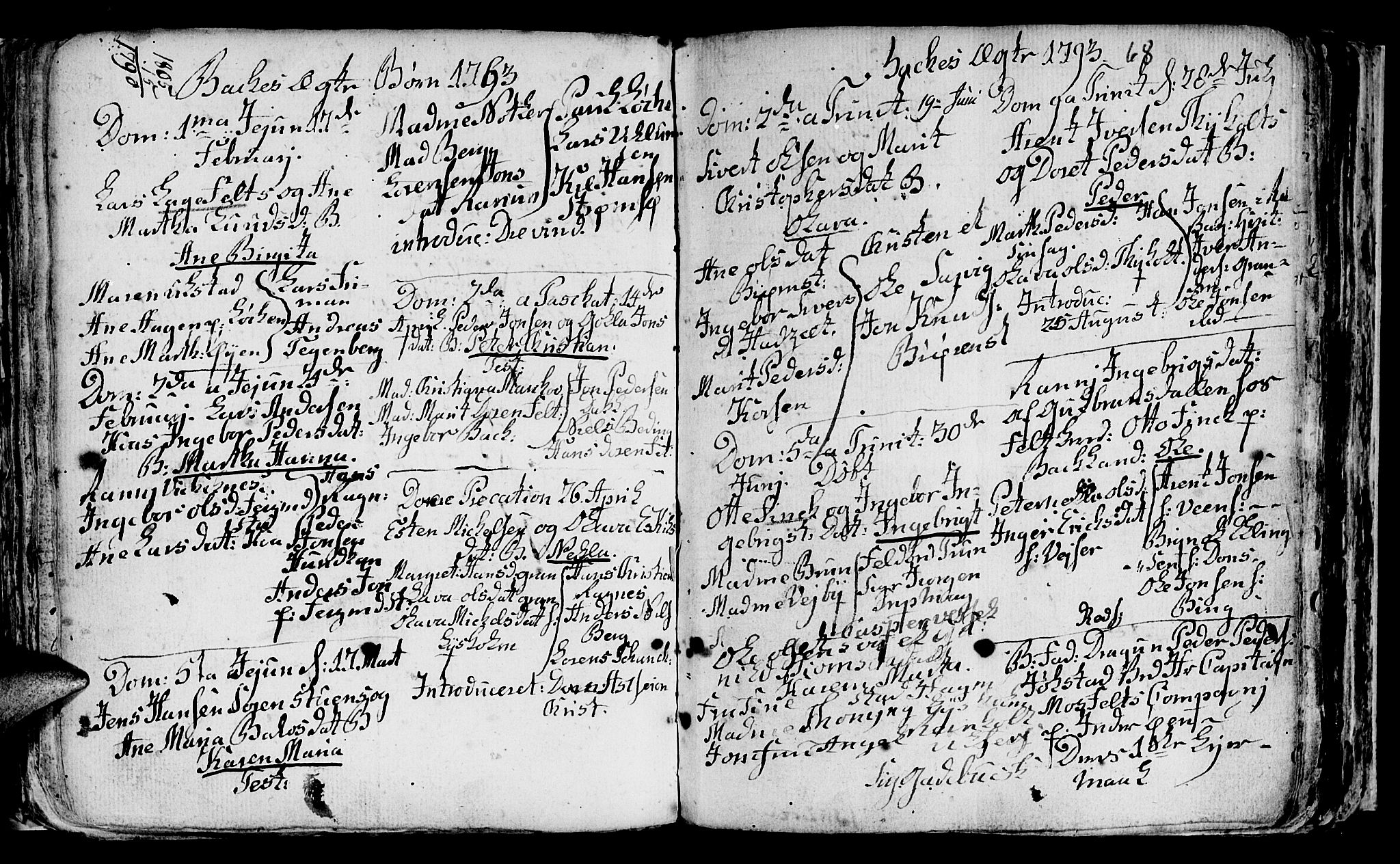 Ministerialprotokoller, klokkerbøker og fødselsregistre - Sør-Trøndelag, SAT/A-1456/604/L0218: Parish register (copy) no. 604C01, 1754-1819, p. 68