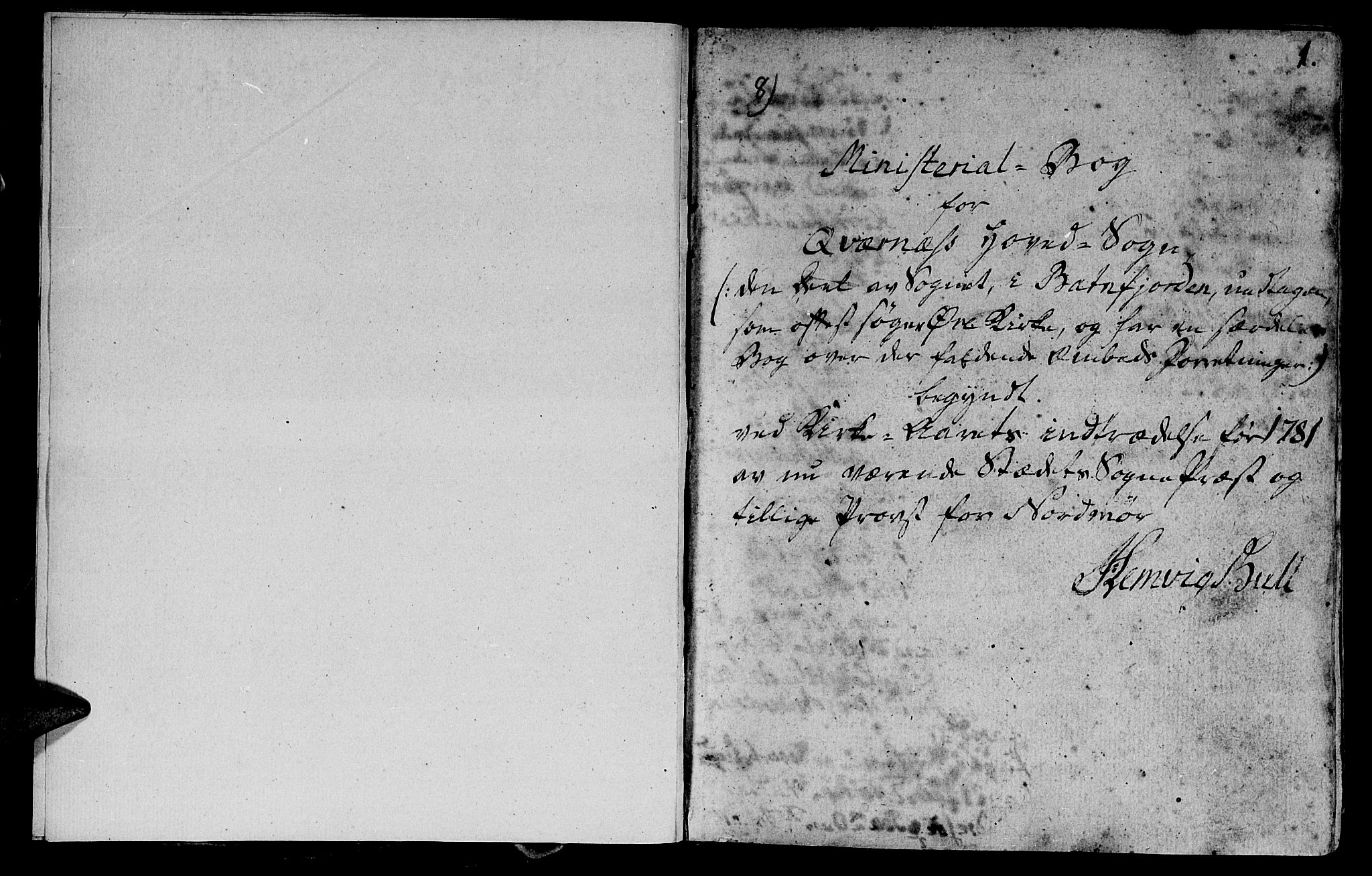 Ministerialprotokoller, klokkerbøker og fødselsregistre - Møre og Romsdal, AV/SAT-A-1454/568/L0799: Parish register (official) no. 568A08, 1780-1819, p. 0-1